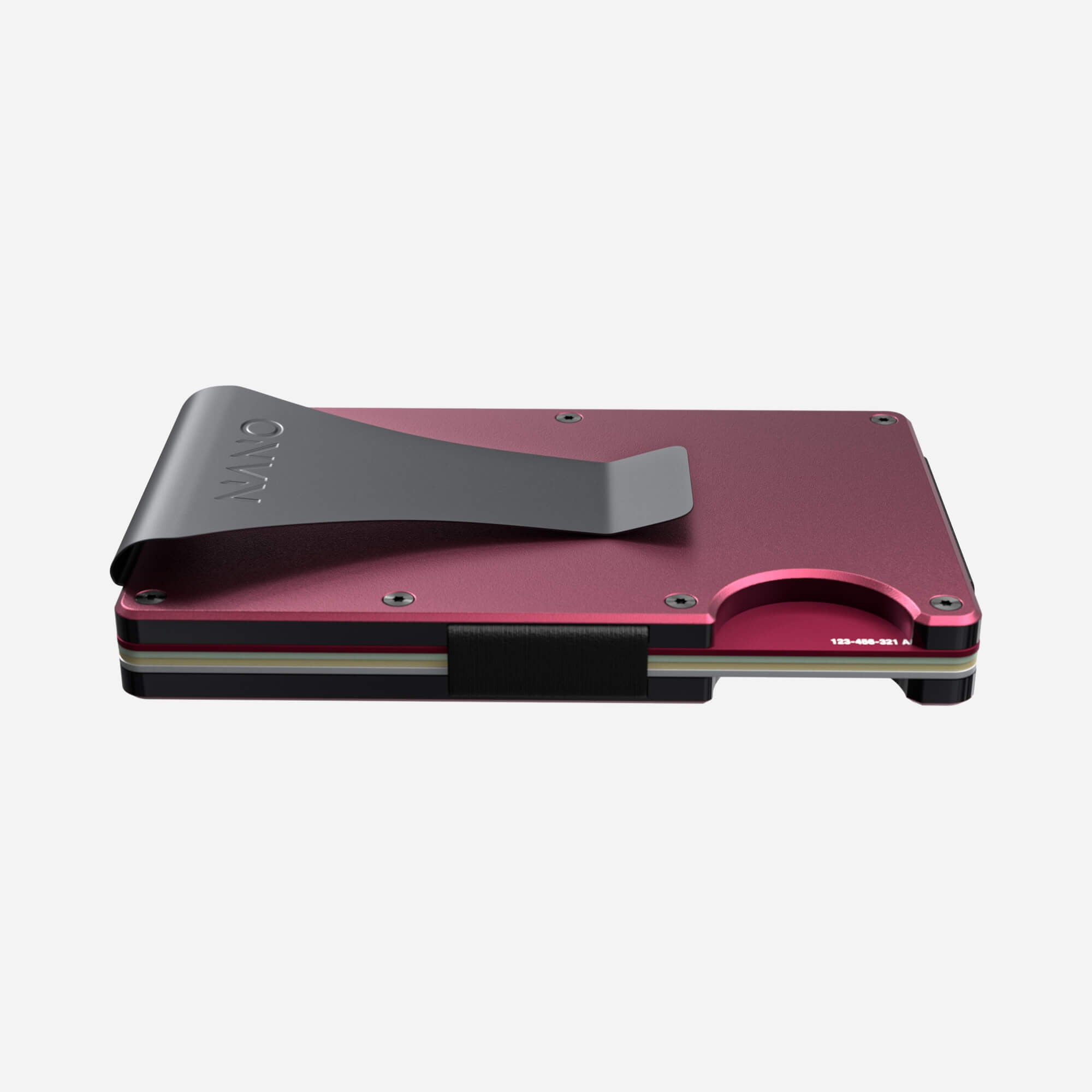 Personalised Money Clip Wallet (Portofino Red) Essential Bundle