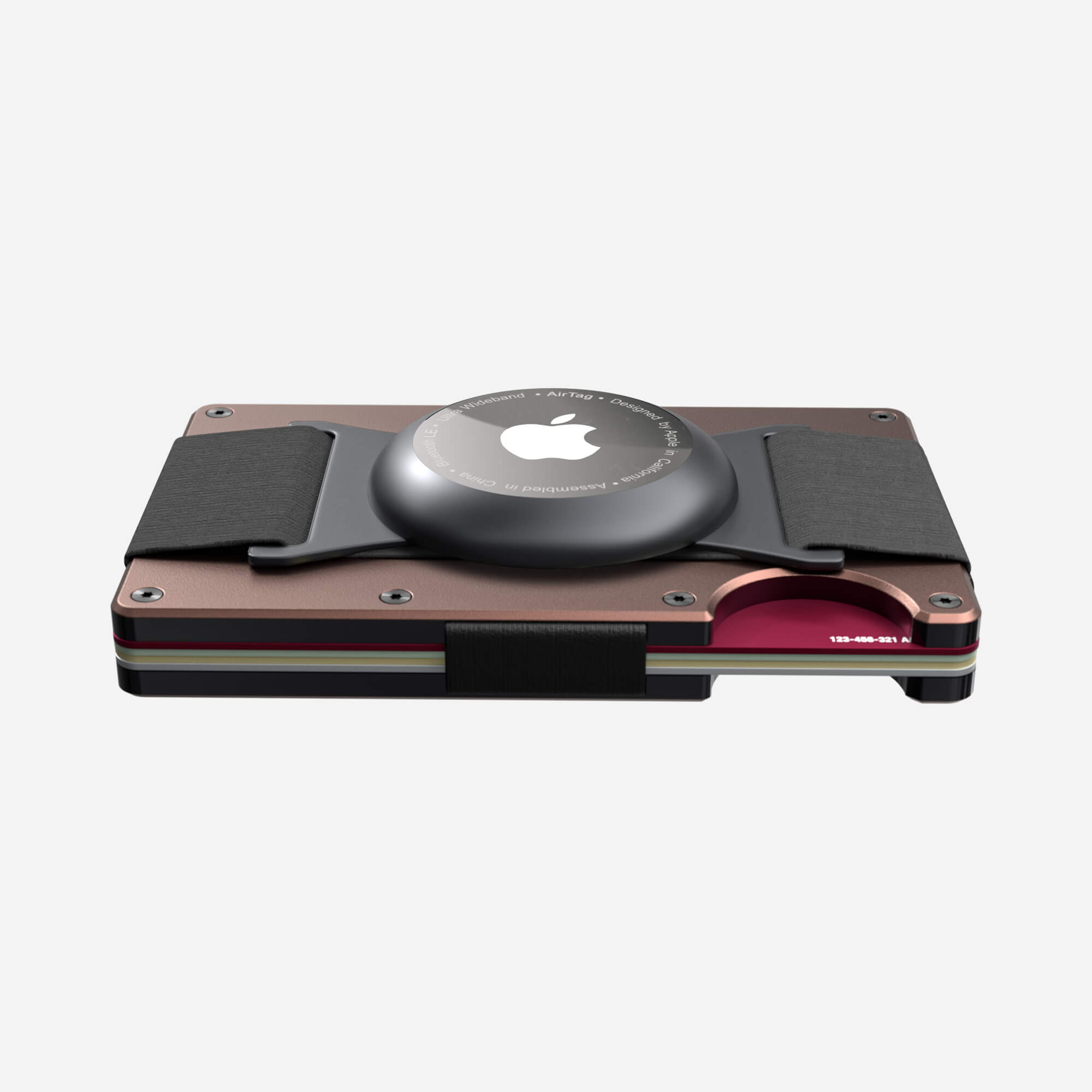 AirTag Cash Strap Wallet (Sonic Copper) Everyday Bundle