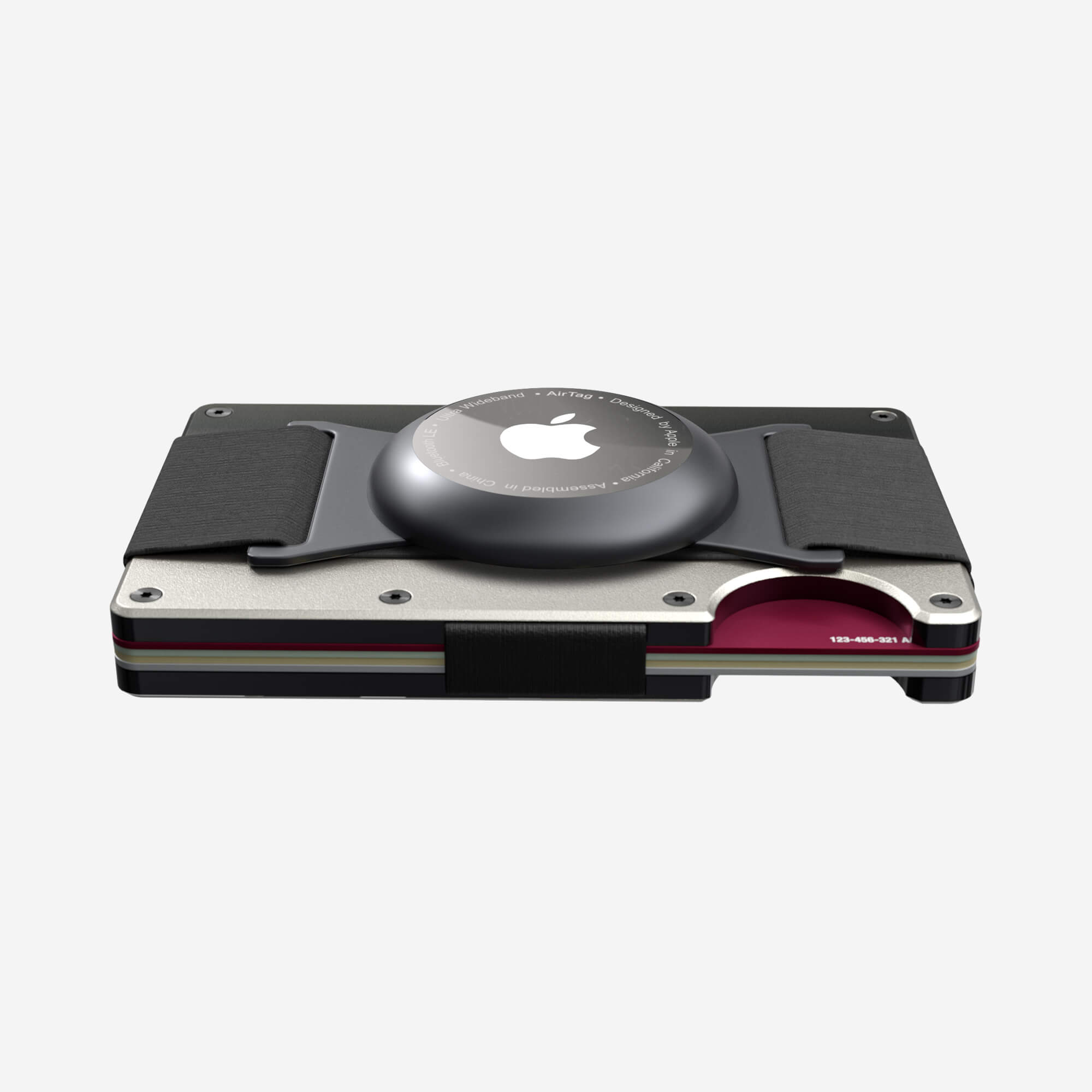 AirTag Cash Strap Wallet (Onyx Eclipse) Everyday Bundle