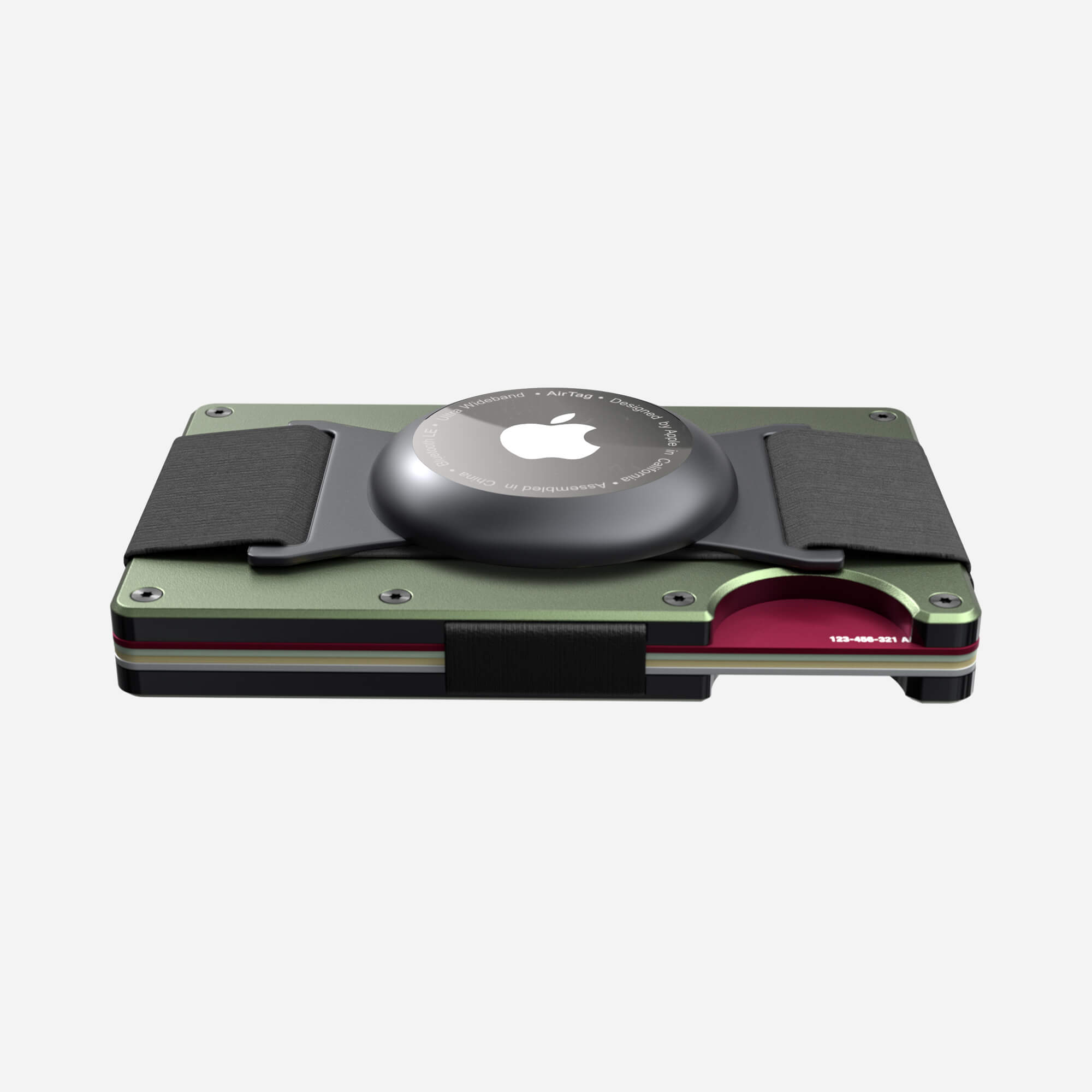 AirTag Cash Strap Wallet (Heritage Green) Everyday Bundle