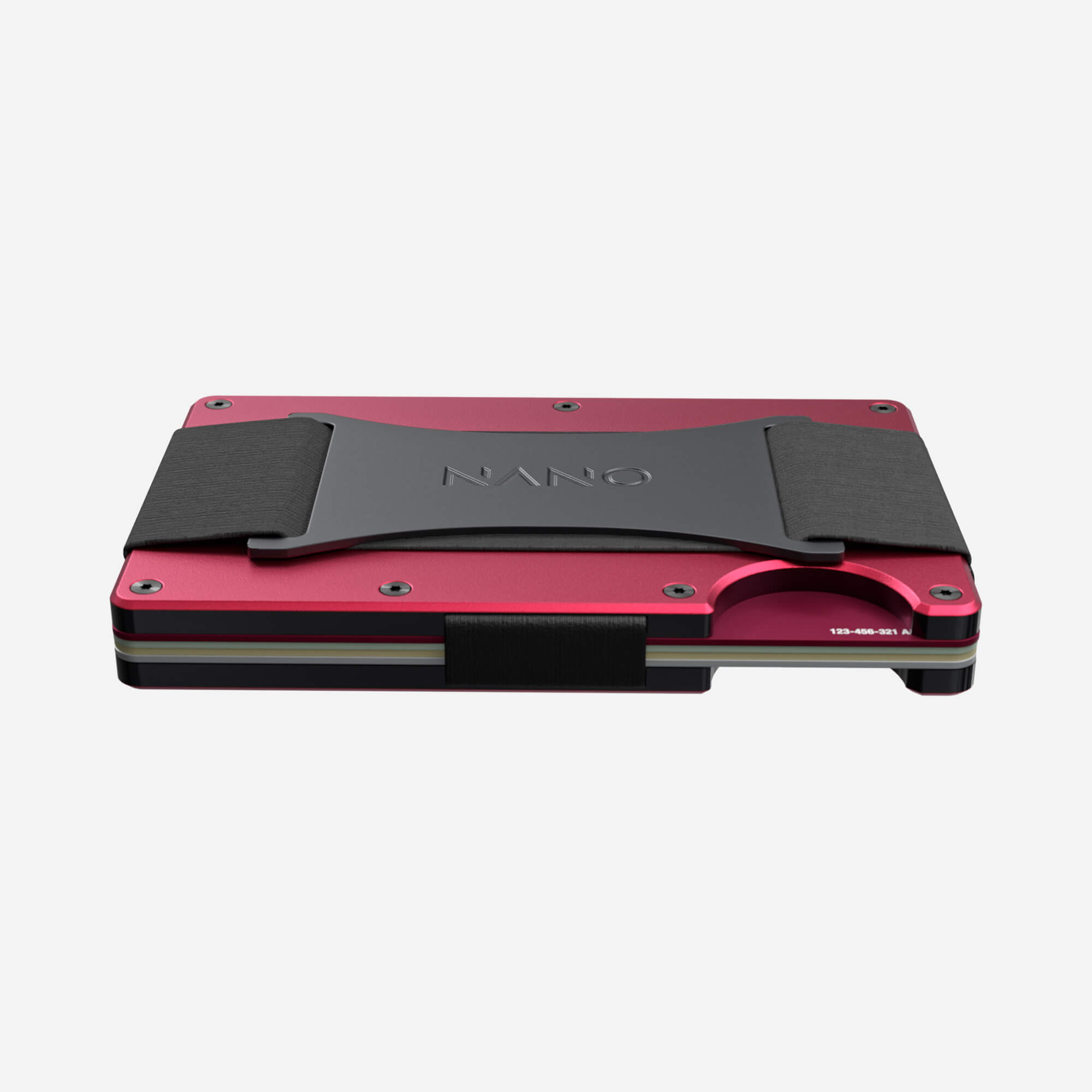 Cash Strap Wallet (Volcano Red) Essential Bundle