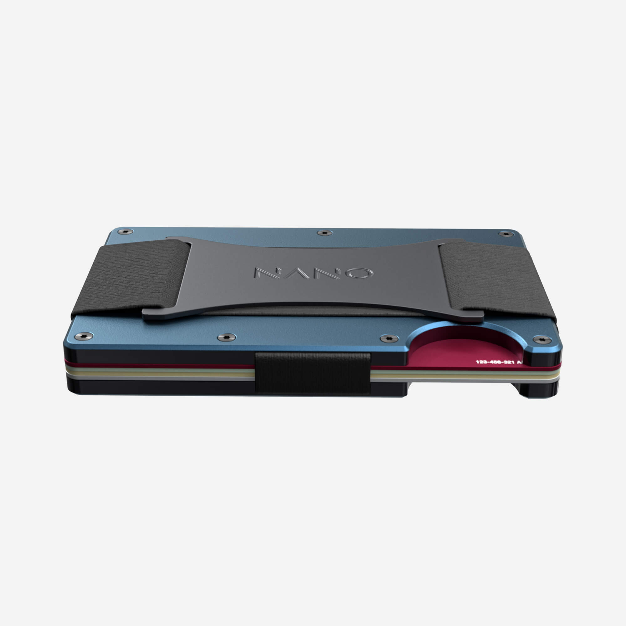 Personalised Cash Strap Wallet (Riviera Navy) Everyday Bundle