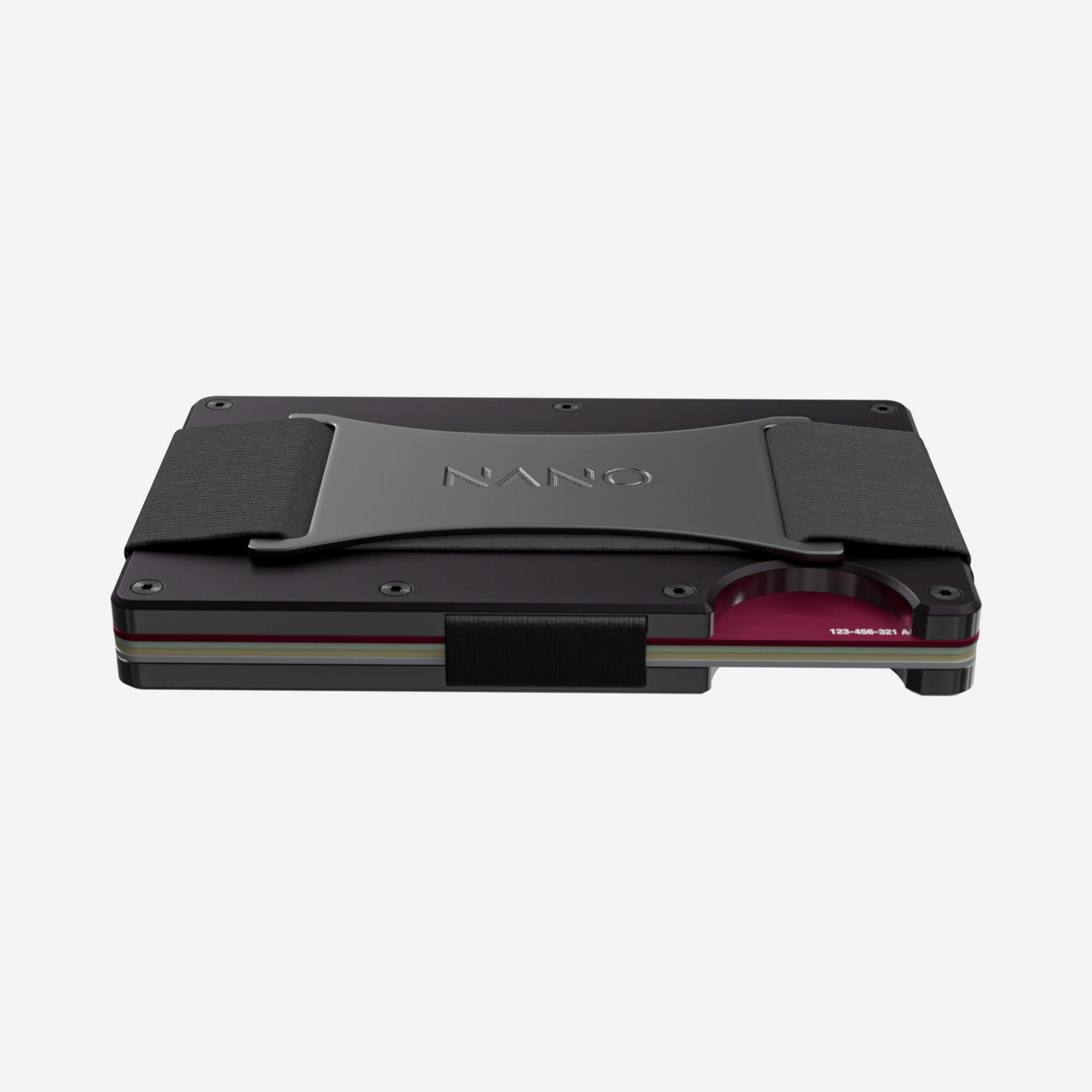 Personalised Cash Strap Wallet (Phantom Black) Essential Bundle