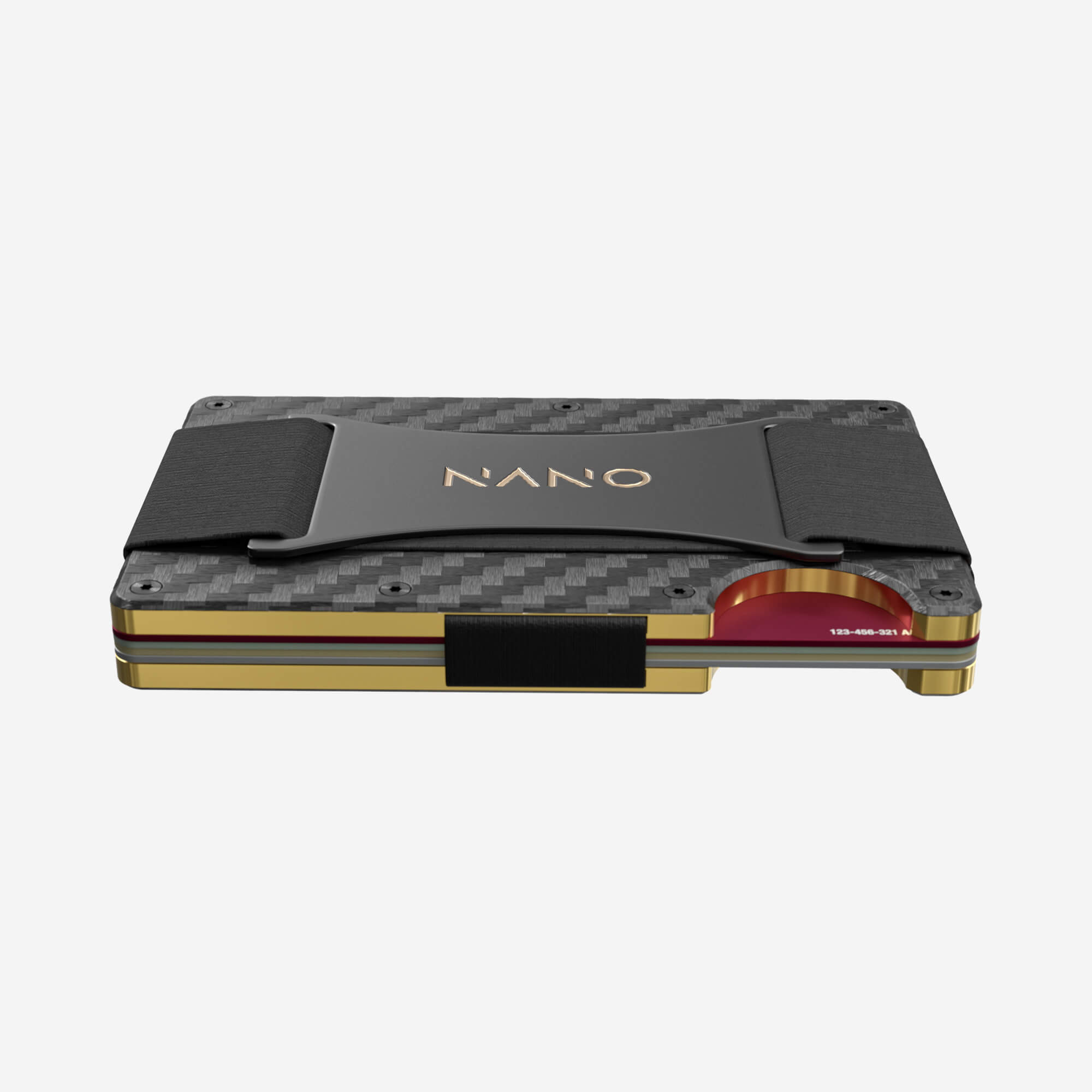 007 Cash Strap Wallet (Stealth Black/Spectre Gold)