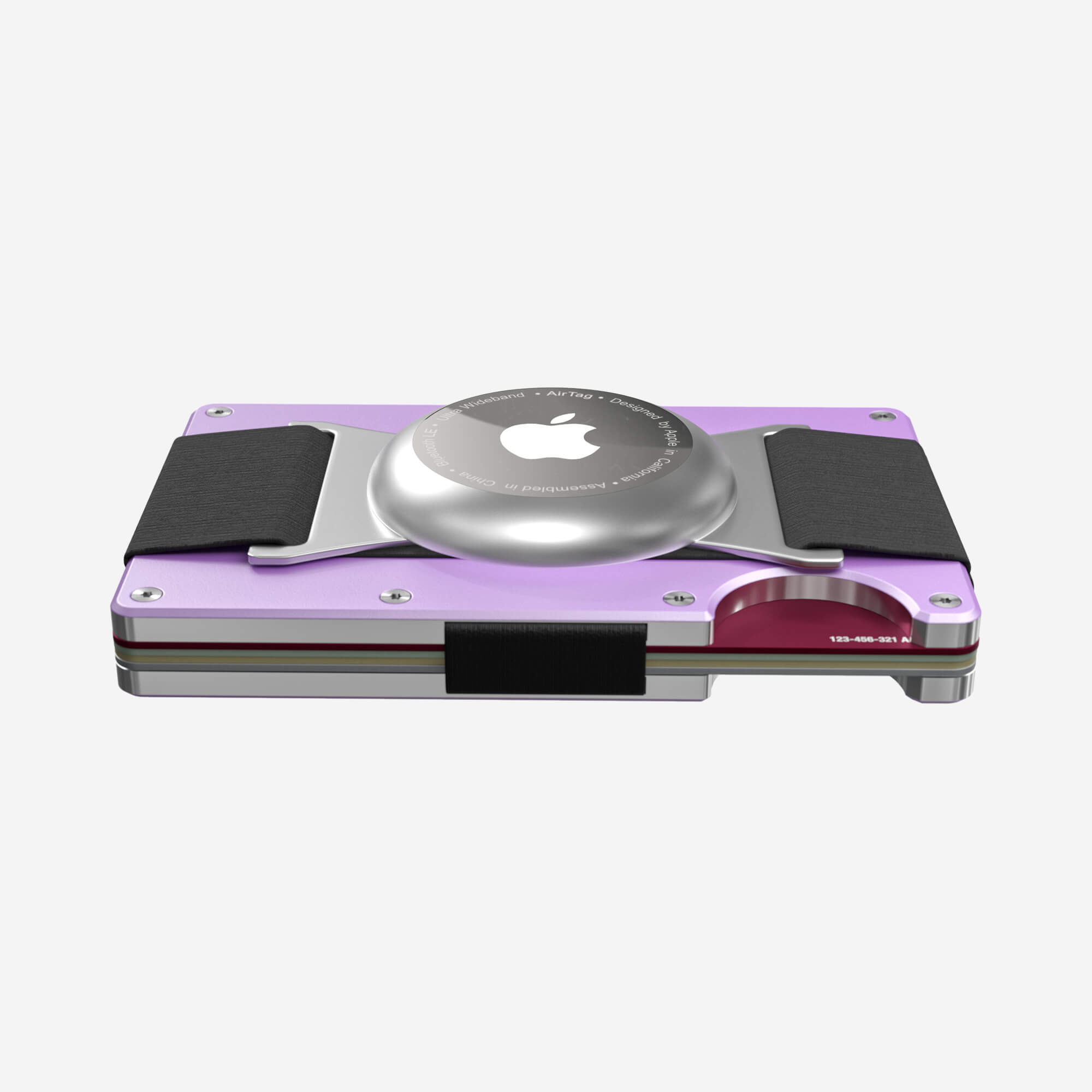 AirTag Cash Strap Wallet (Twilight Lilac) Everyday Bundle