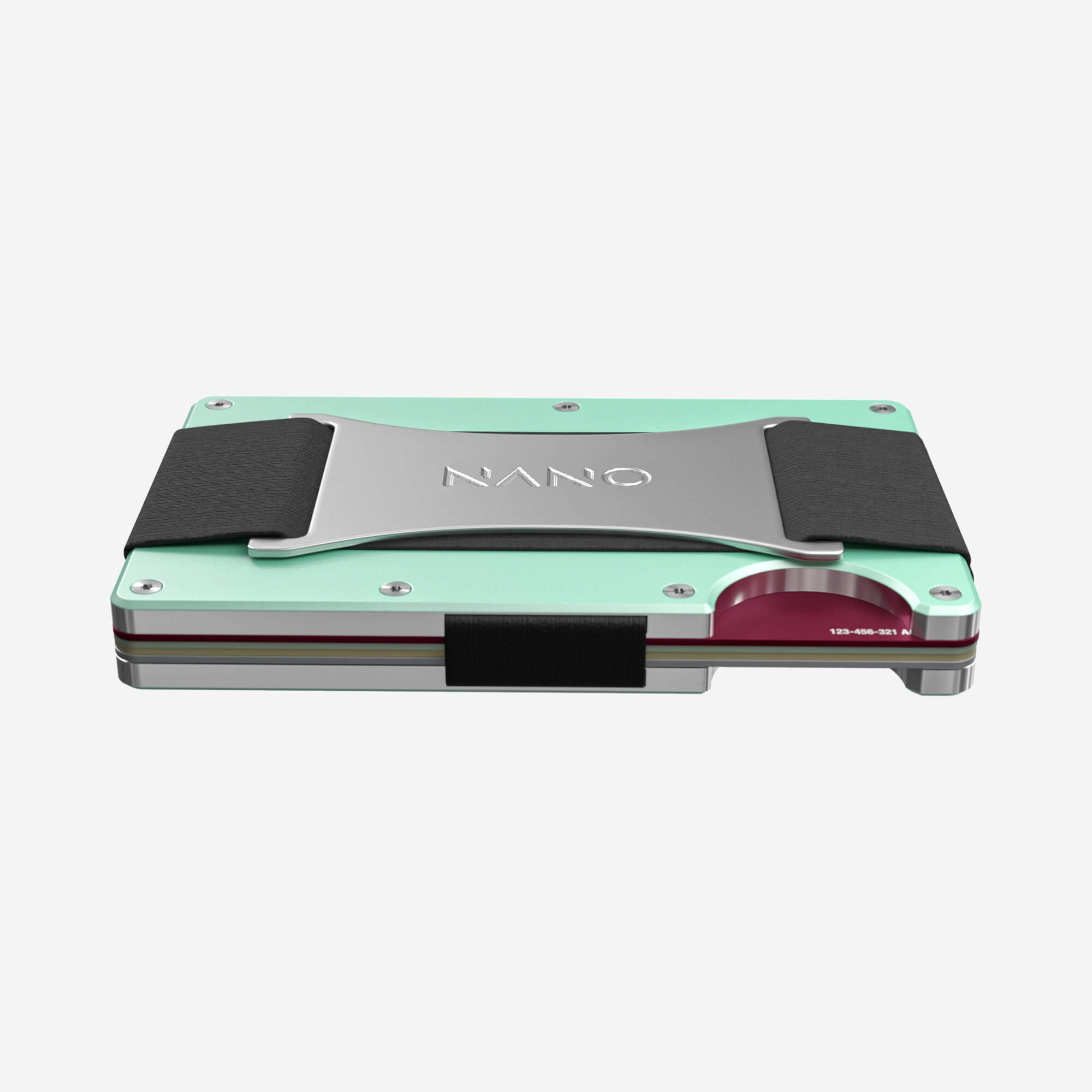 Personalised Cash Strap Wallet (Orchard Mint) Everyday Bundle