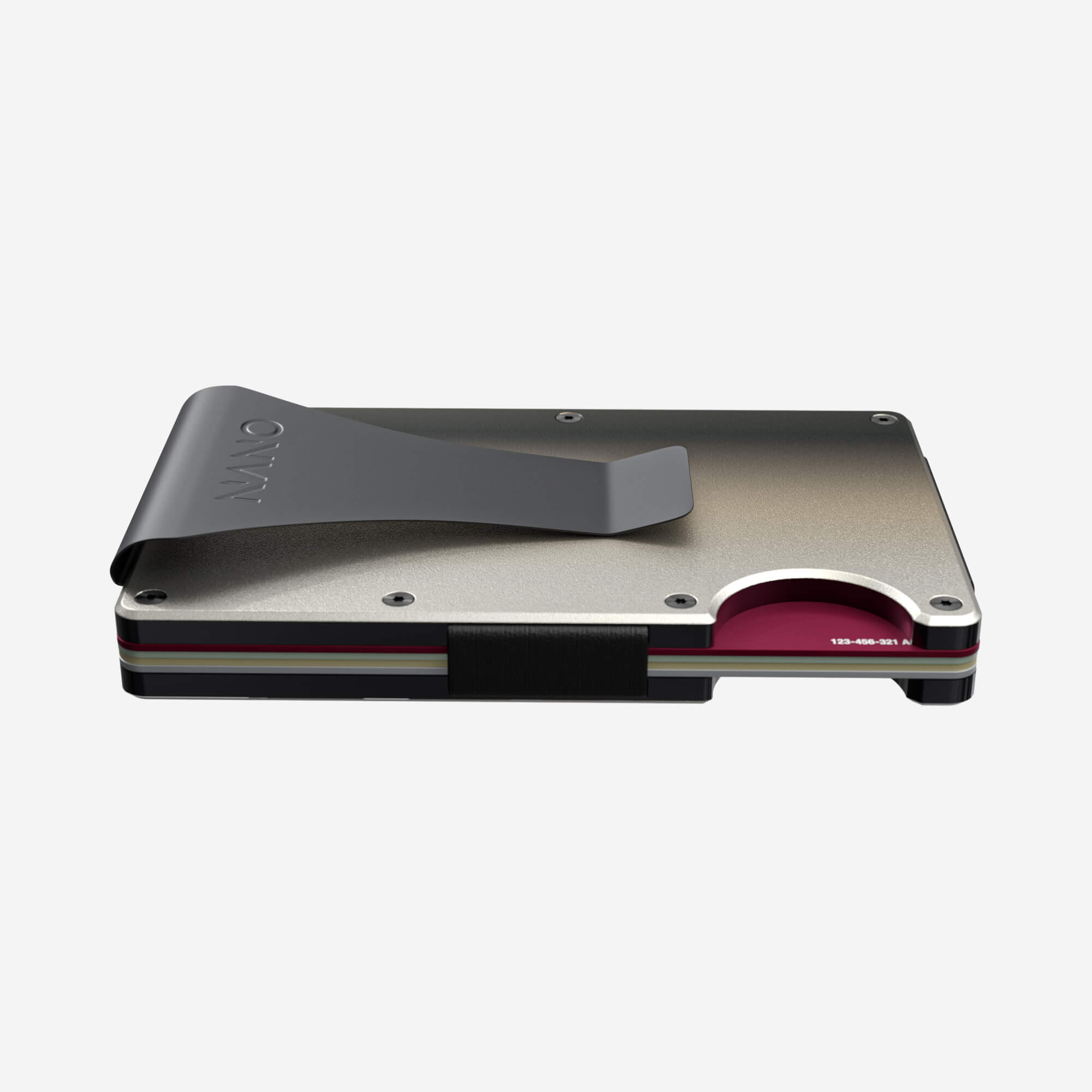 Money Clip Wallet (Onyx Eclipse) Essential Bundle