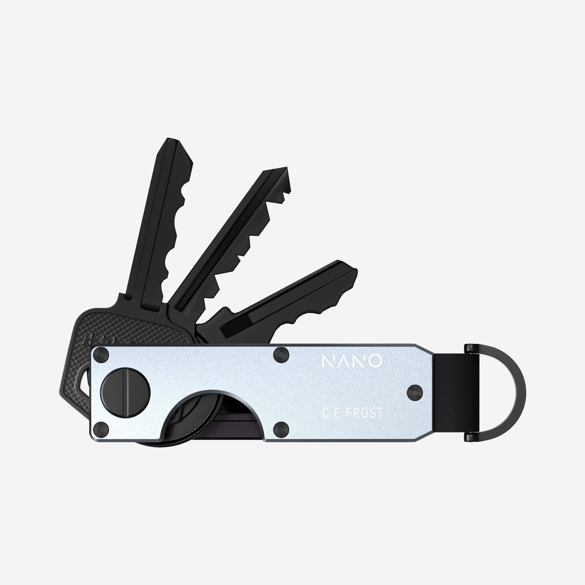 Personalised Key Case (Spyder Grey)