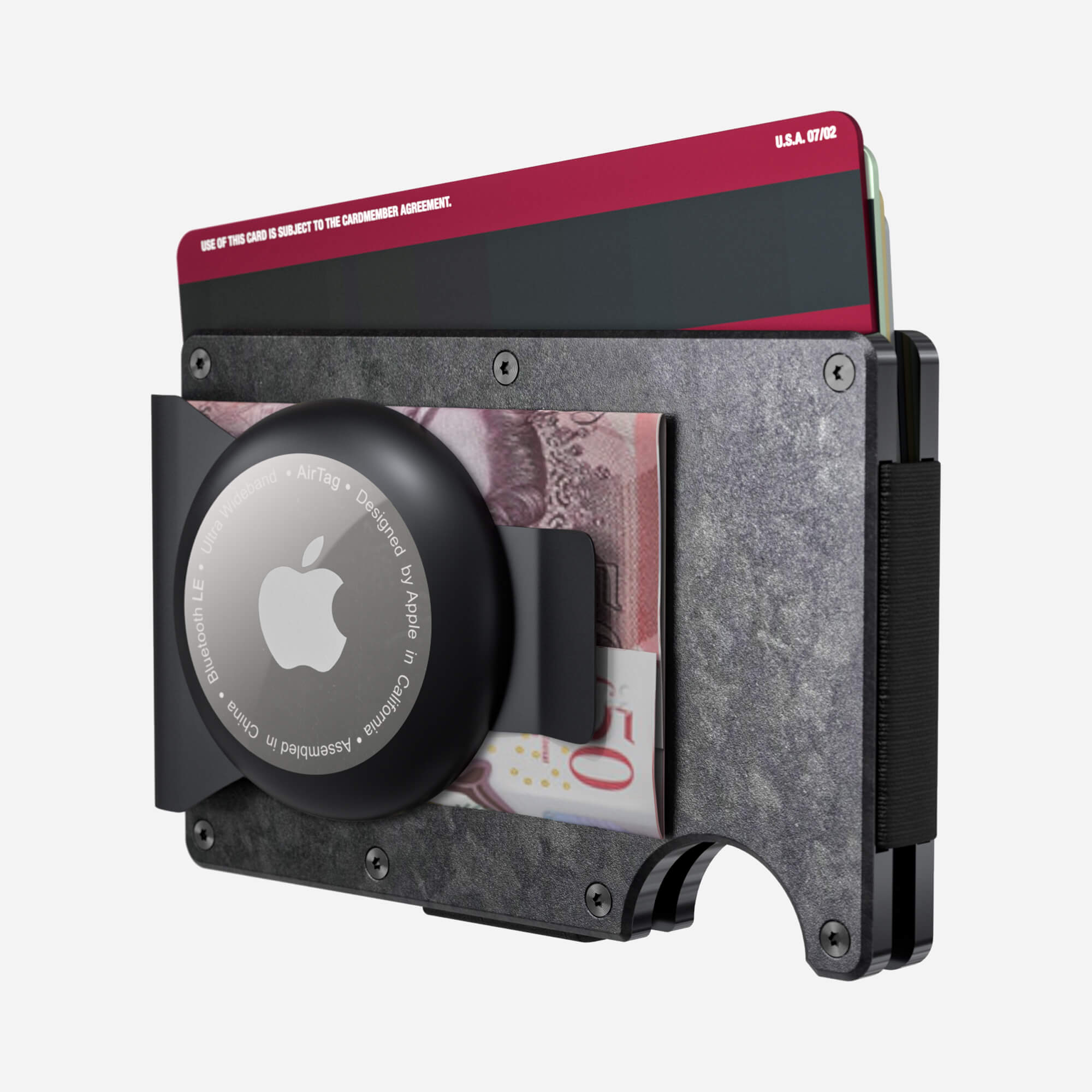 AirTag Money Clip Wallet (Nero) Everyday Bundle