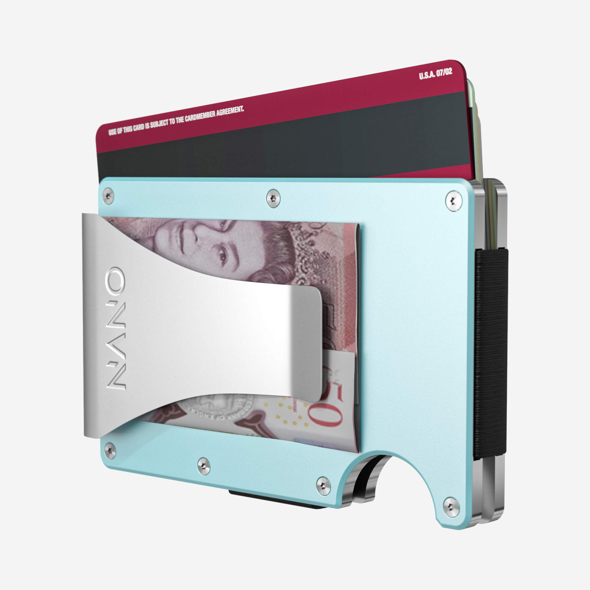 Money Clip Wallet (Ocean Mist) Everyday Bundle