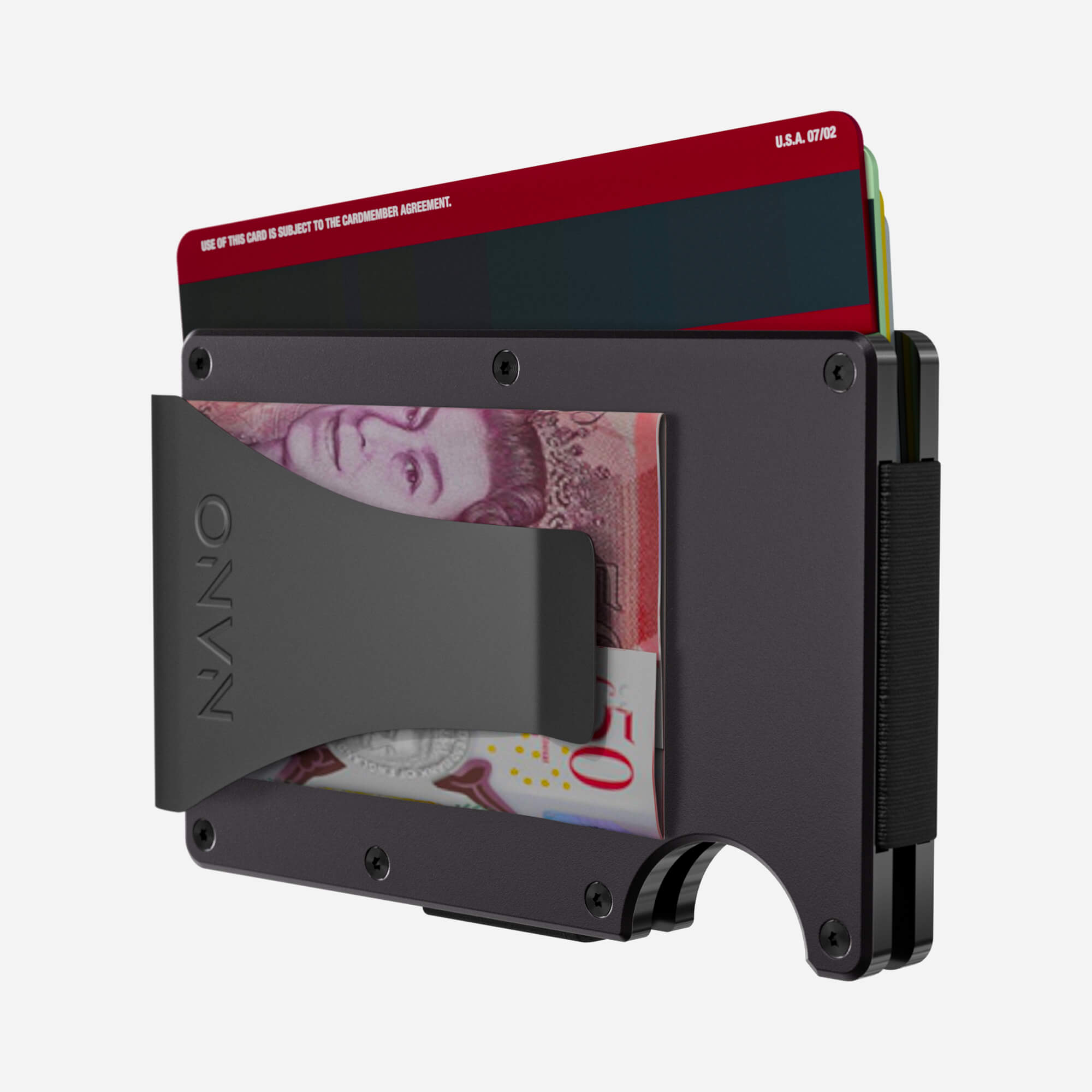 Money Clip Wallet (Phantom Black) Essential Bundle