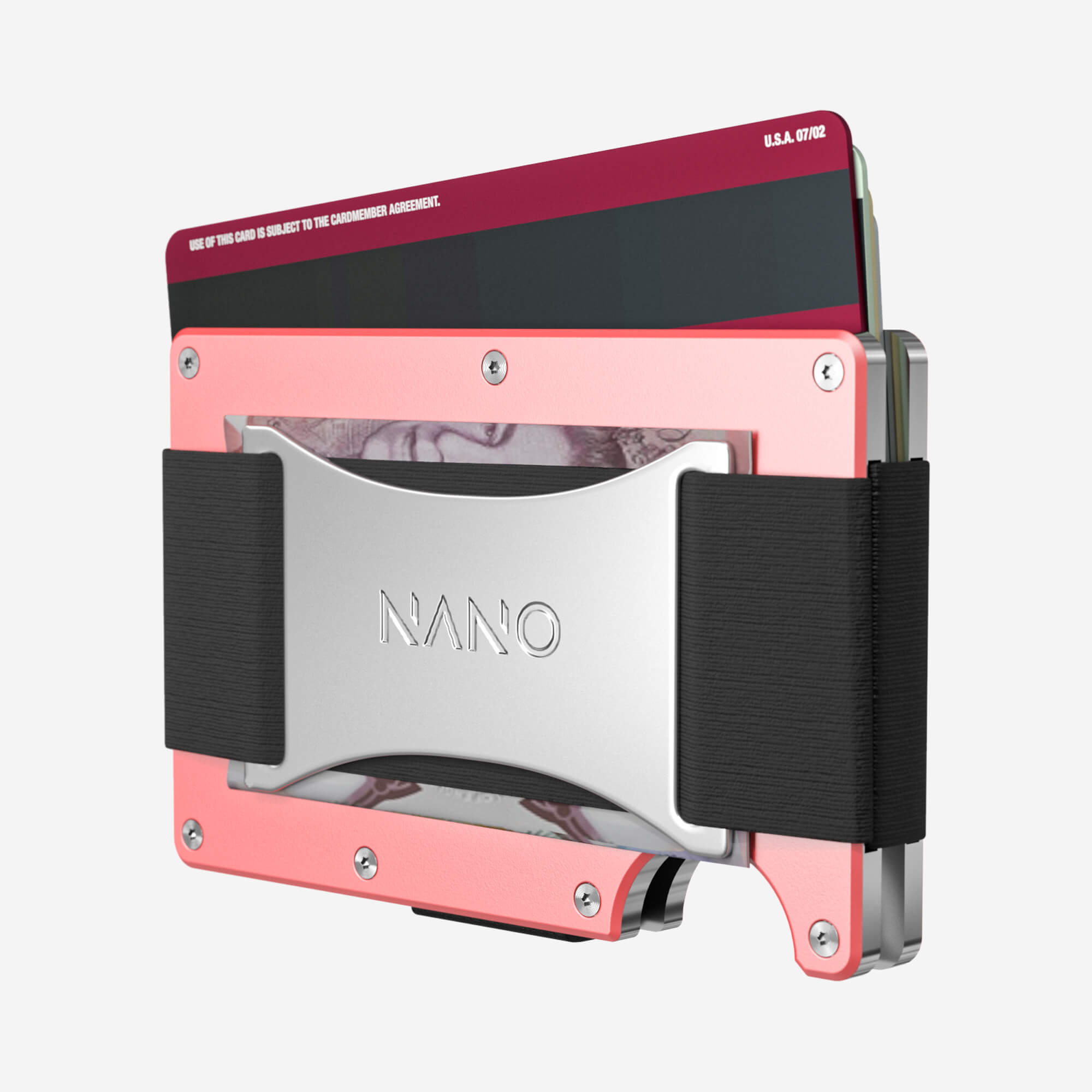 Personalised Cash Strap Wallet (Sunset Blush) Everyday Bundle