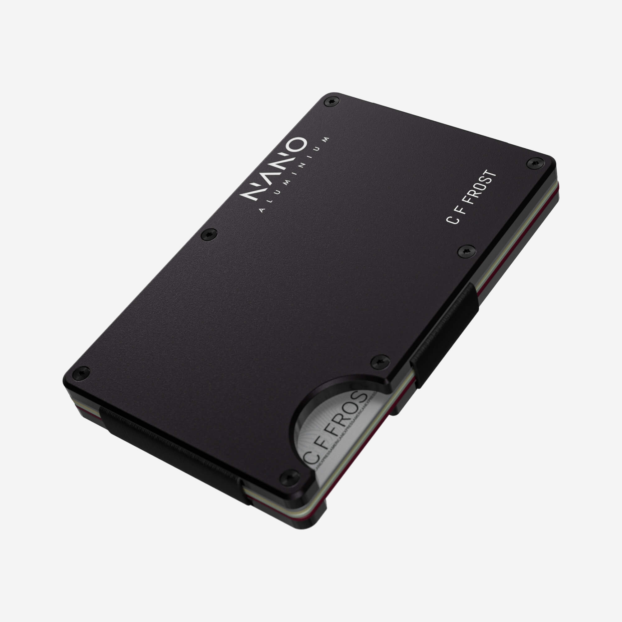 Personalised AirTag Cash Strap Wallet (Phantom Black) Ultimate Bundle