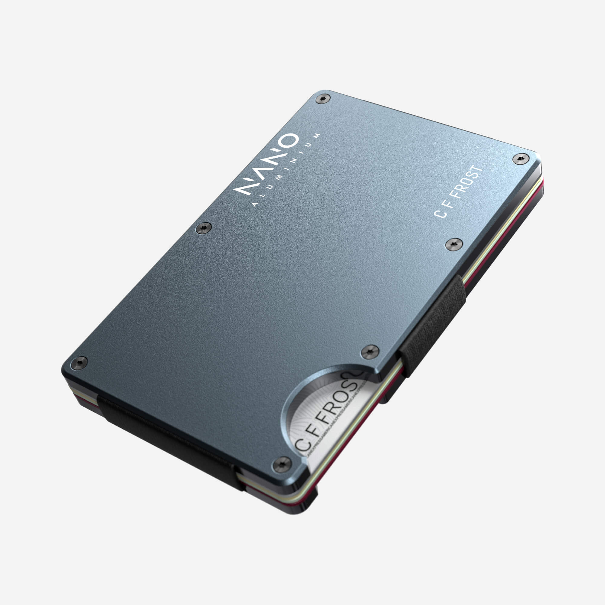 Personalised AirTag Money Clip Wallet (Forza Grey)