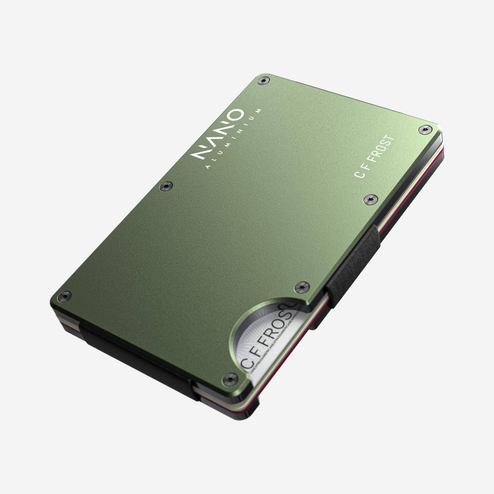 Personalised Cash Strap Wallet (Heritage Green) Everyday Bundle