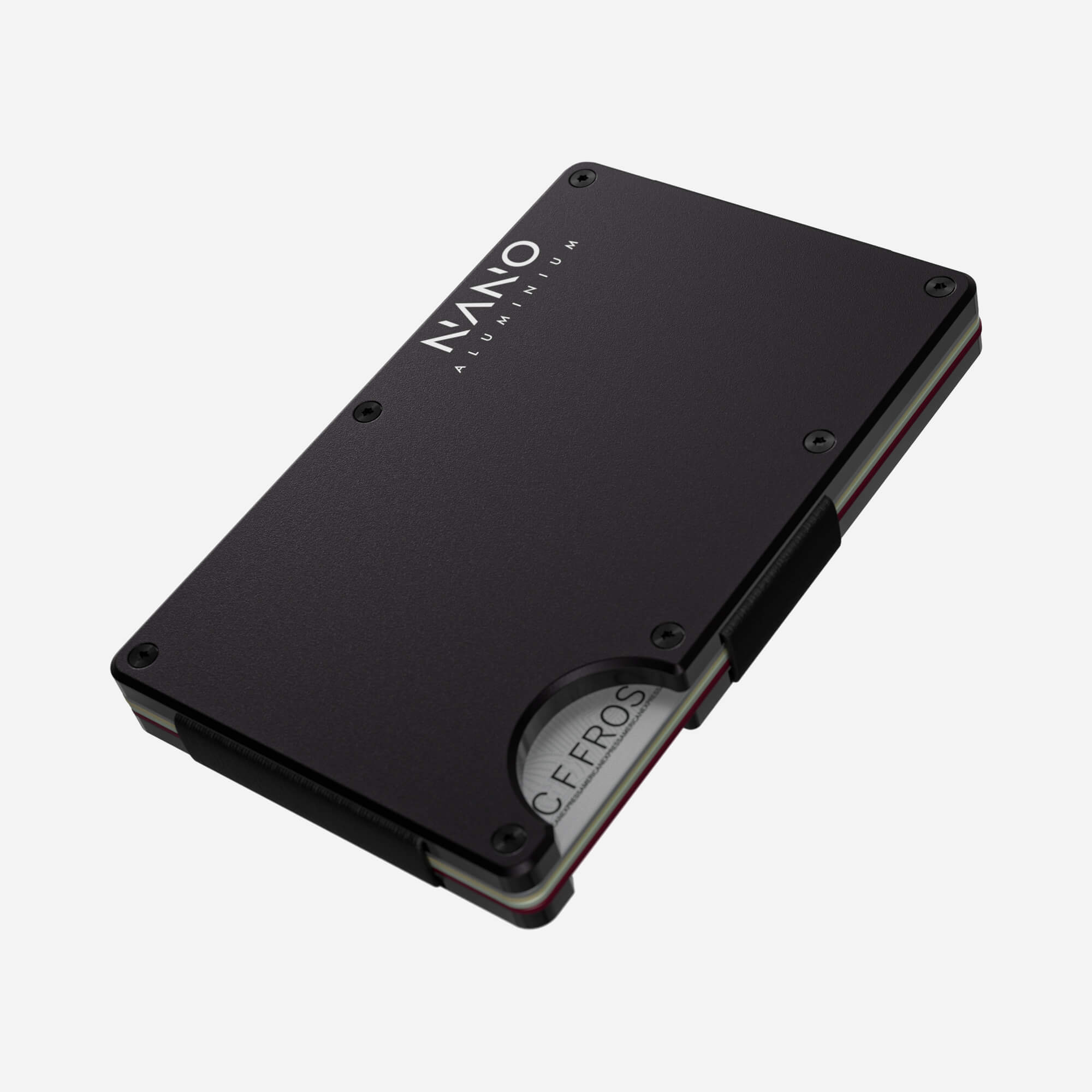 AirTag Cash Strap Wallet (Phantom Black)