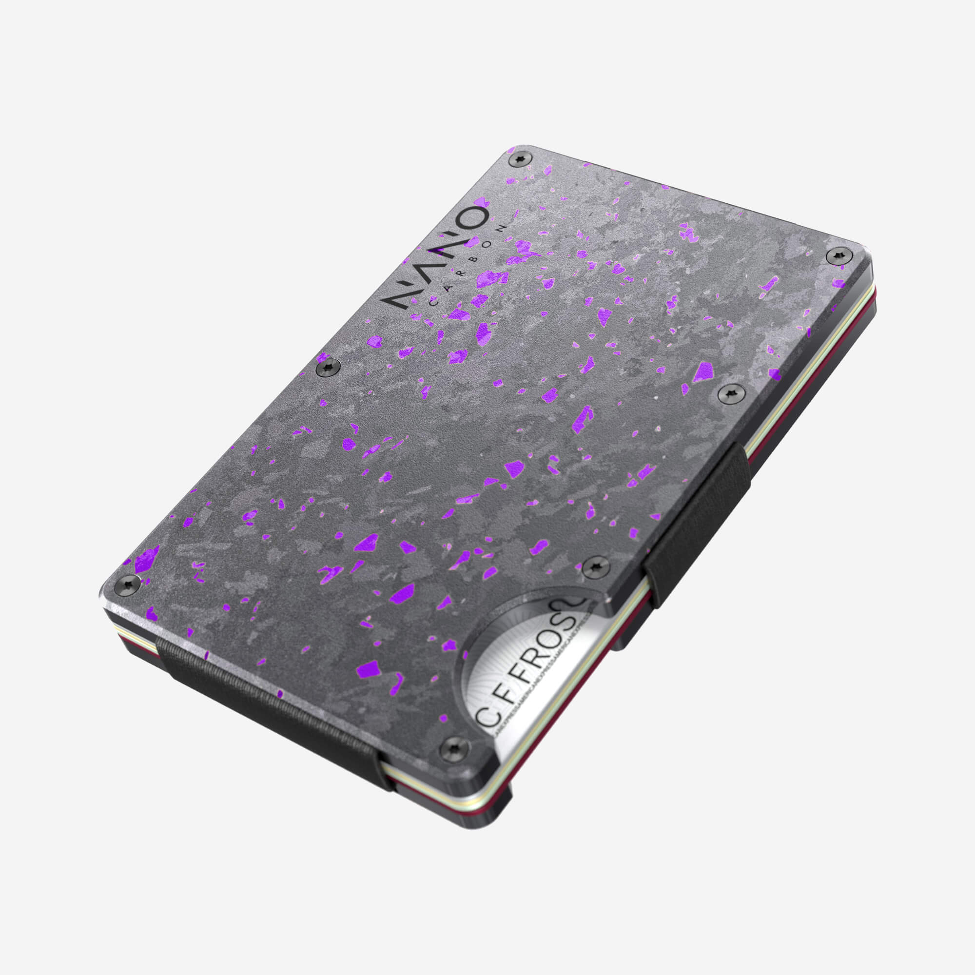 Personalised Cash Strap Wallet (Nero/Viola)