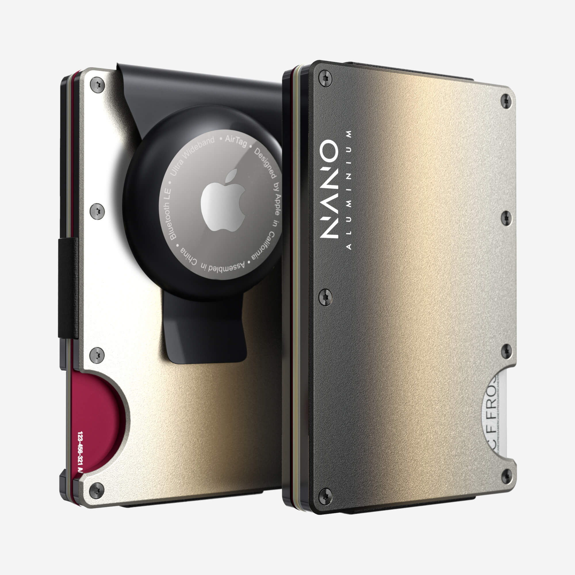 AirTag Money Clip Wallet (Onyx Eclipse) Everyday Bundle