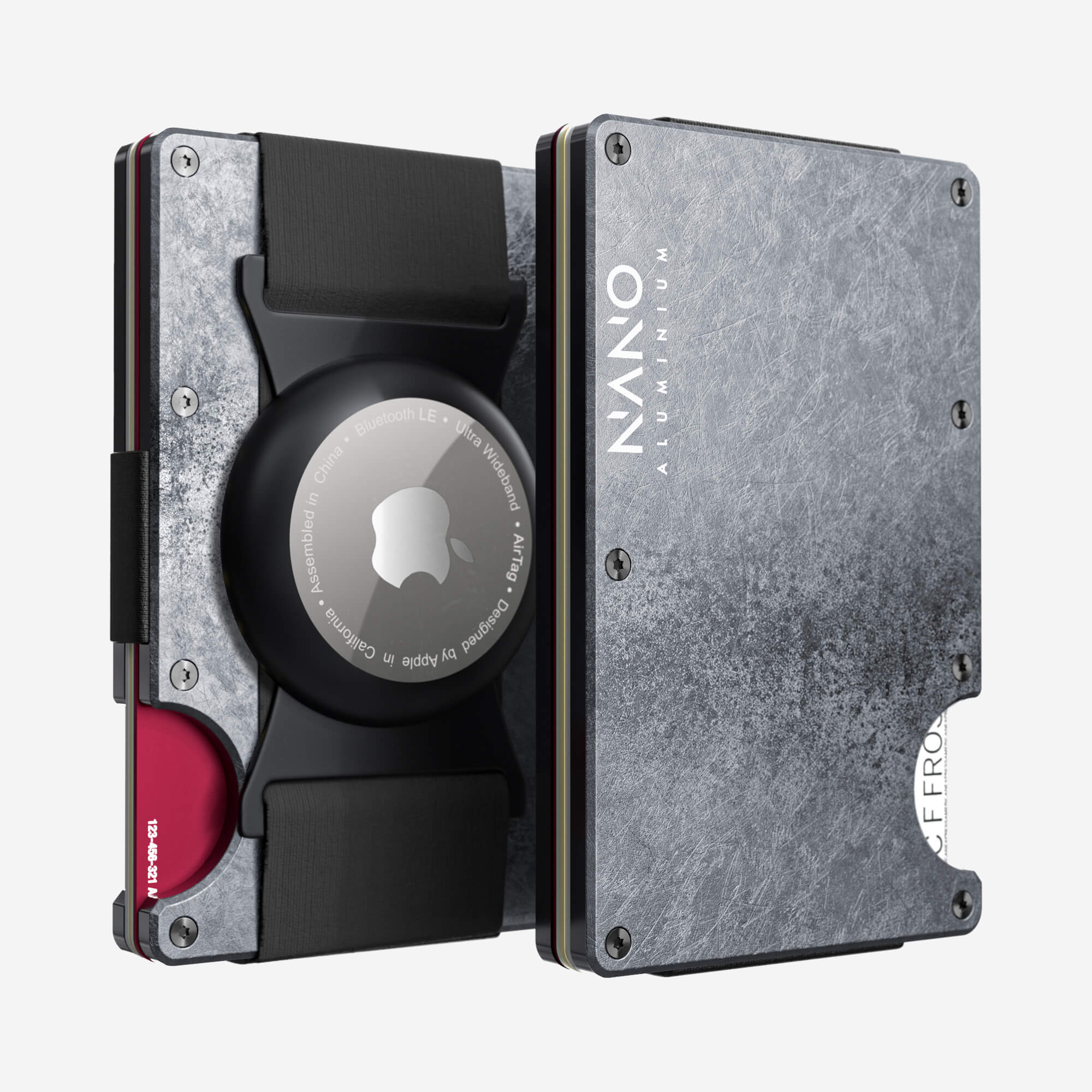 AirTag Cash Strap Wallet (Dark Storm) Ultimate Bundle