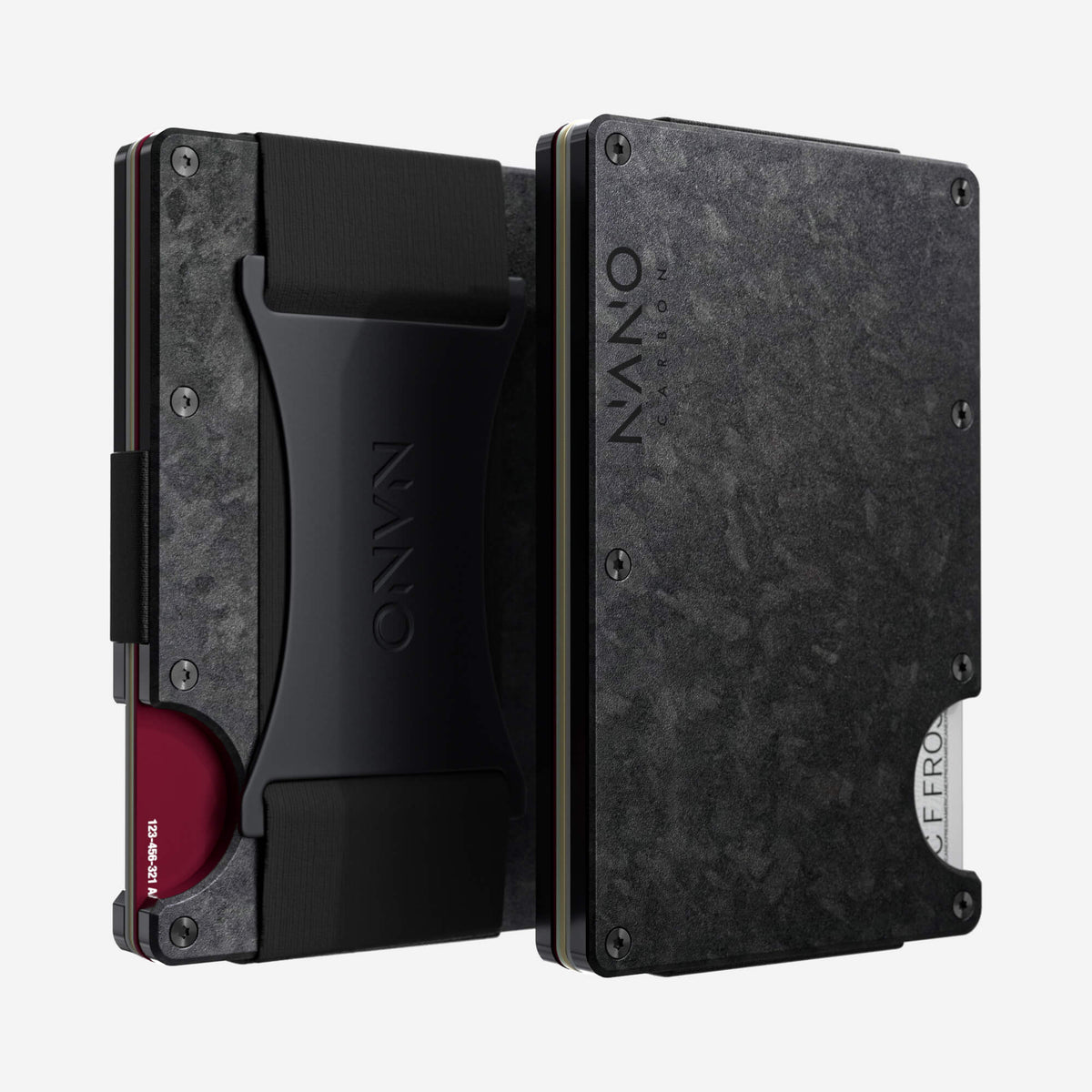 Nero NANO Forged Carbon Cash Strap wallet