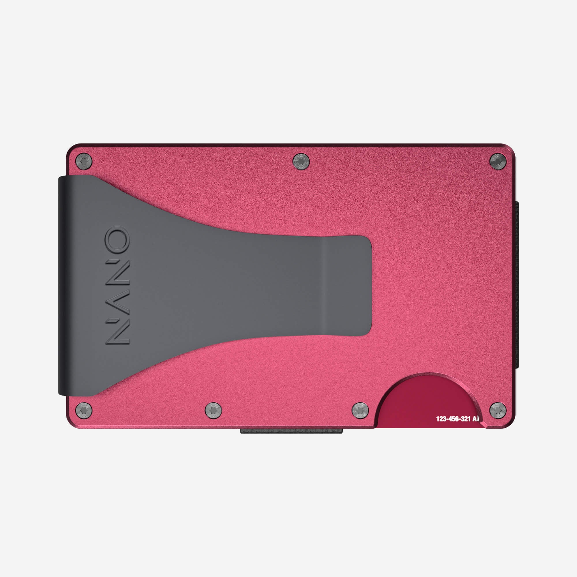 Personalised Money Clip Wallet (Portofino Red) Essential Bundle