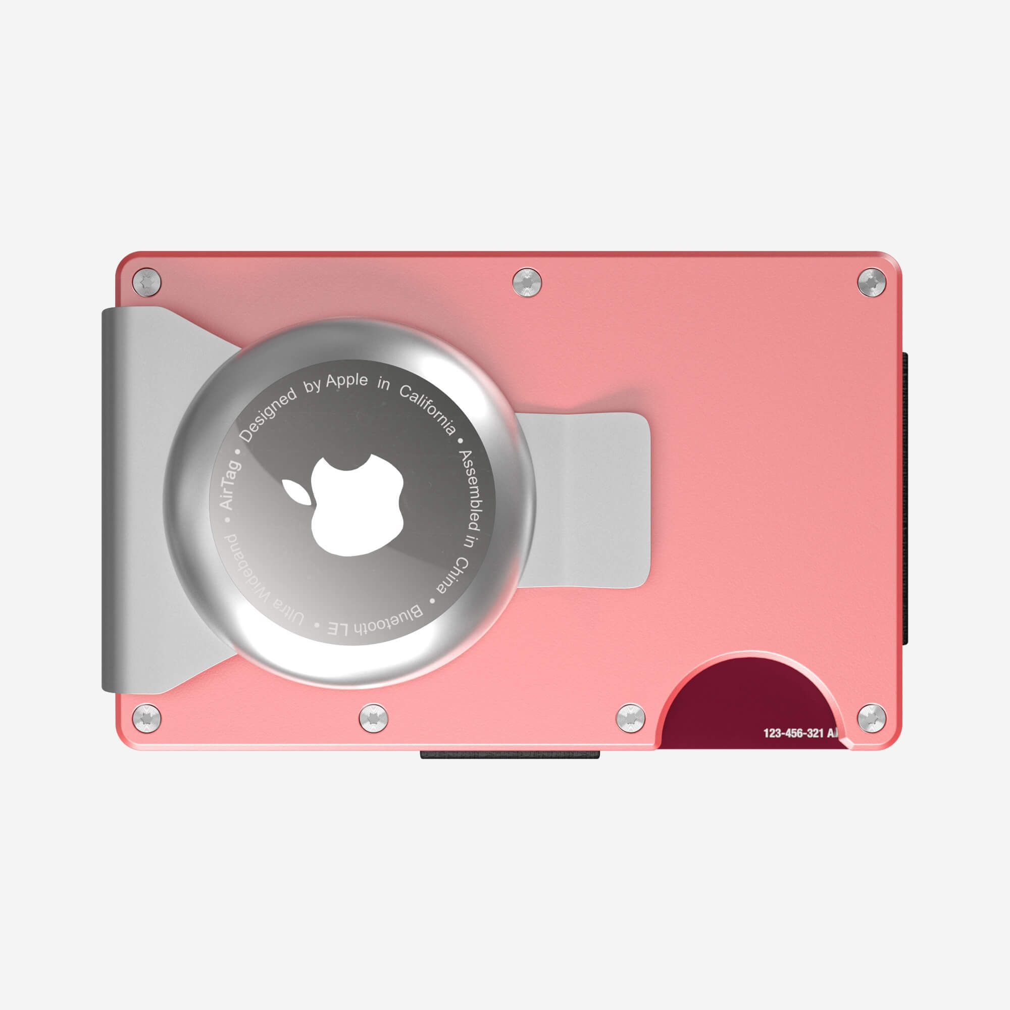 AirTag Money Clip Wallet (Sunset Blush) Everyday Bundle