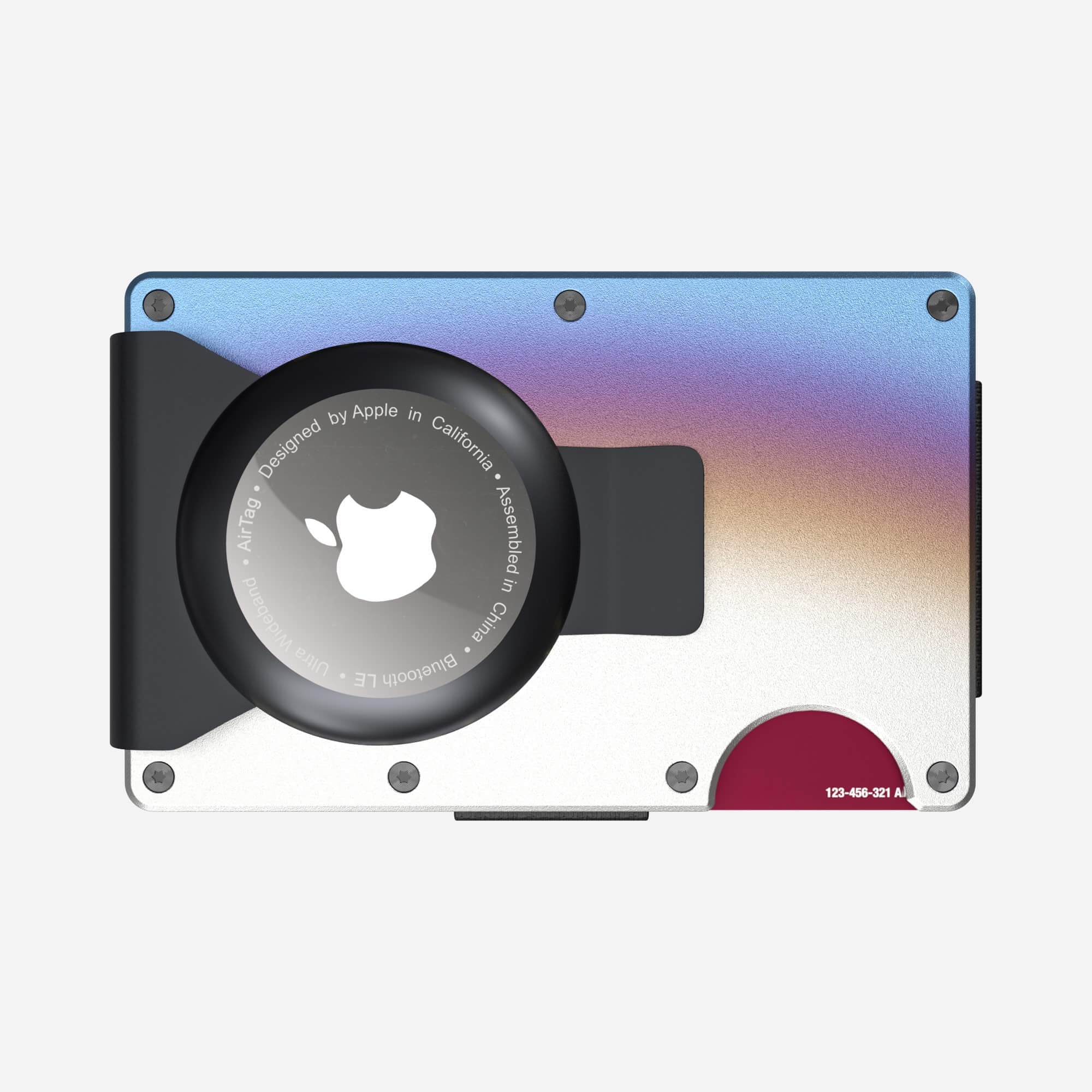 AirTag Money Clip Wallet (Flame Burnt) Everyday Bundle