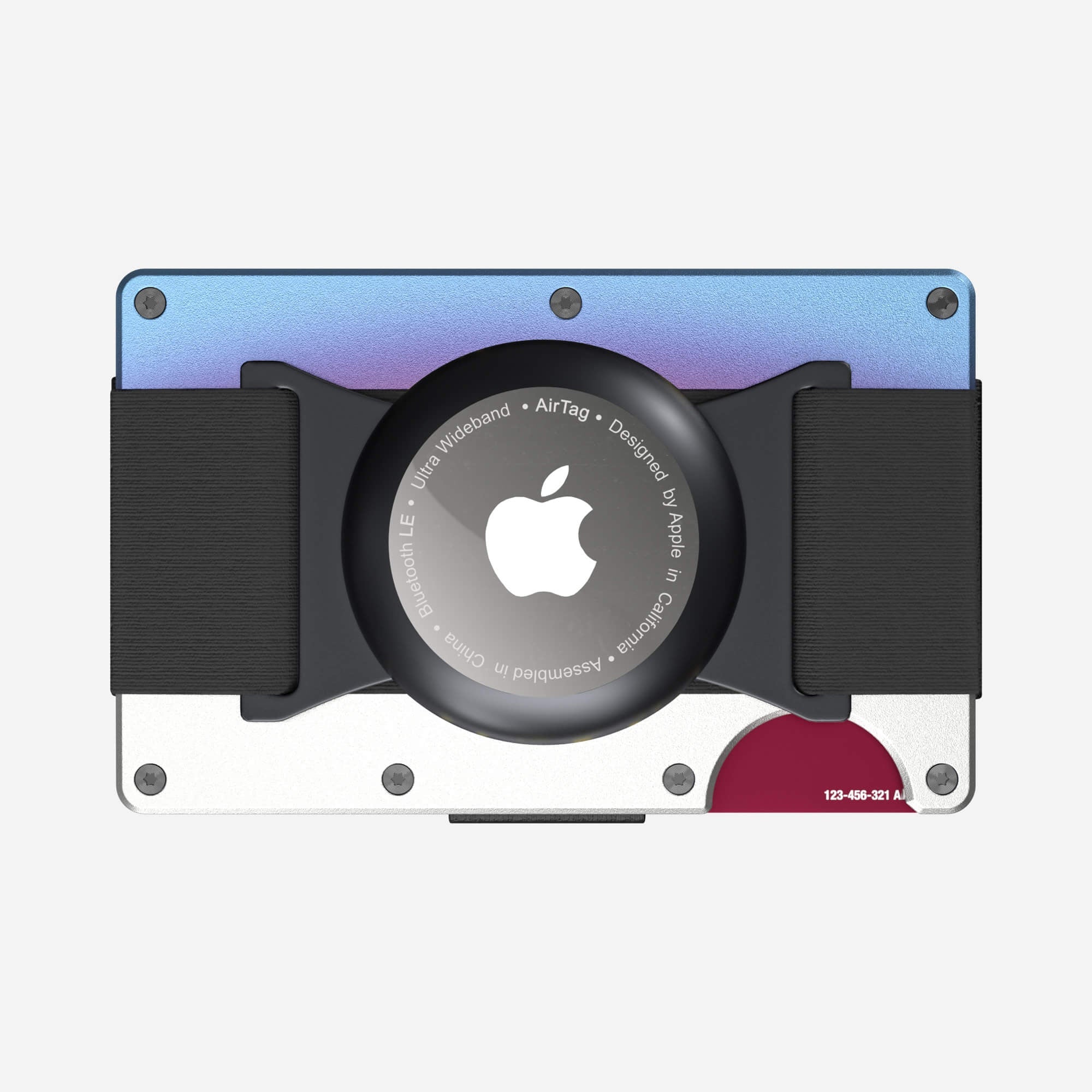 AirTag Cash Strap Wallet (Flame Burnt) Everyday Bundle