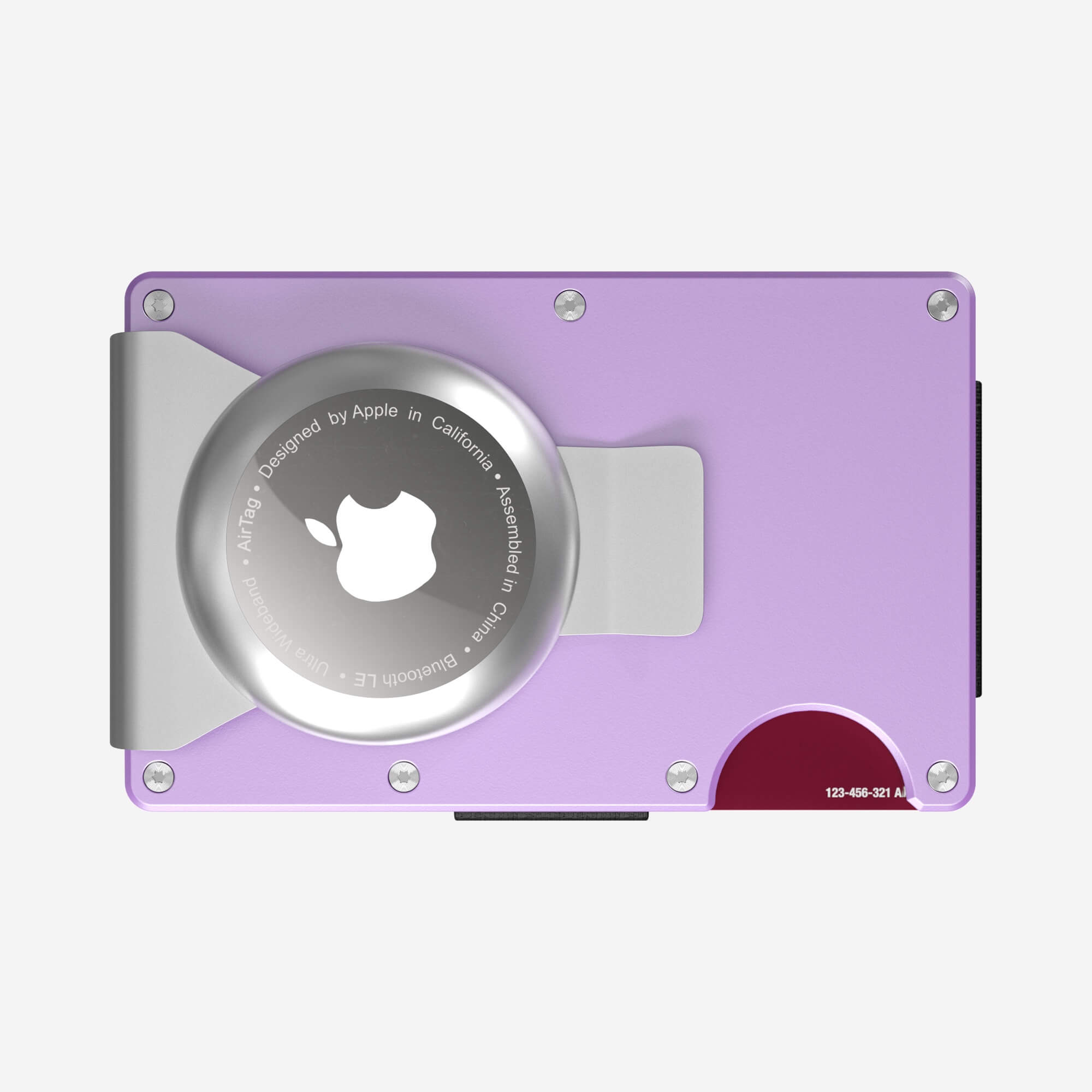 AirTag Money Clip Wallet (Twilight Lilac) Everyday Bundle