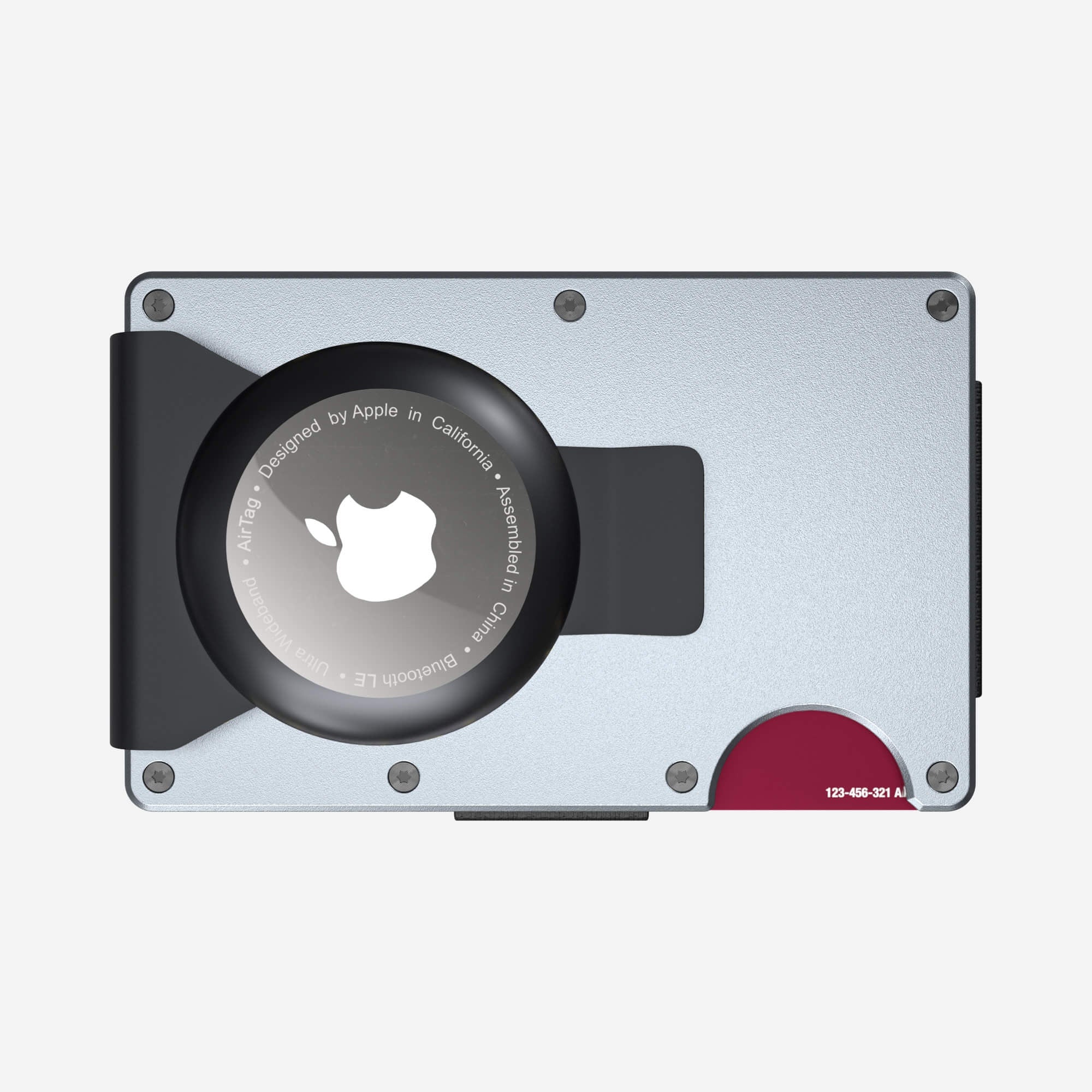 AirTag Money Clip Wallet (Spyder Grey) Everyday Bundle