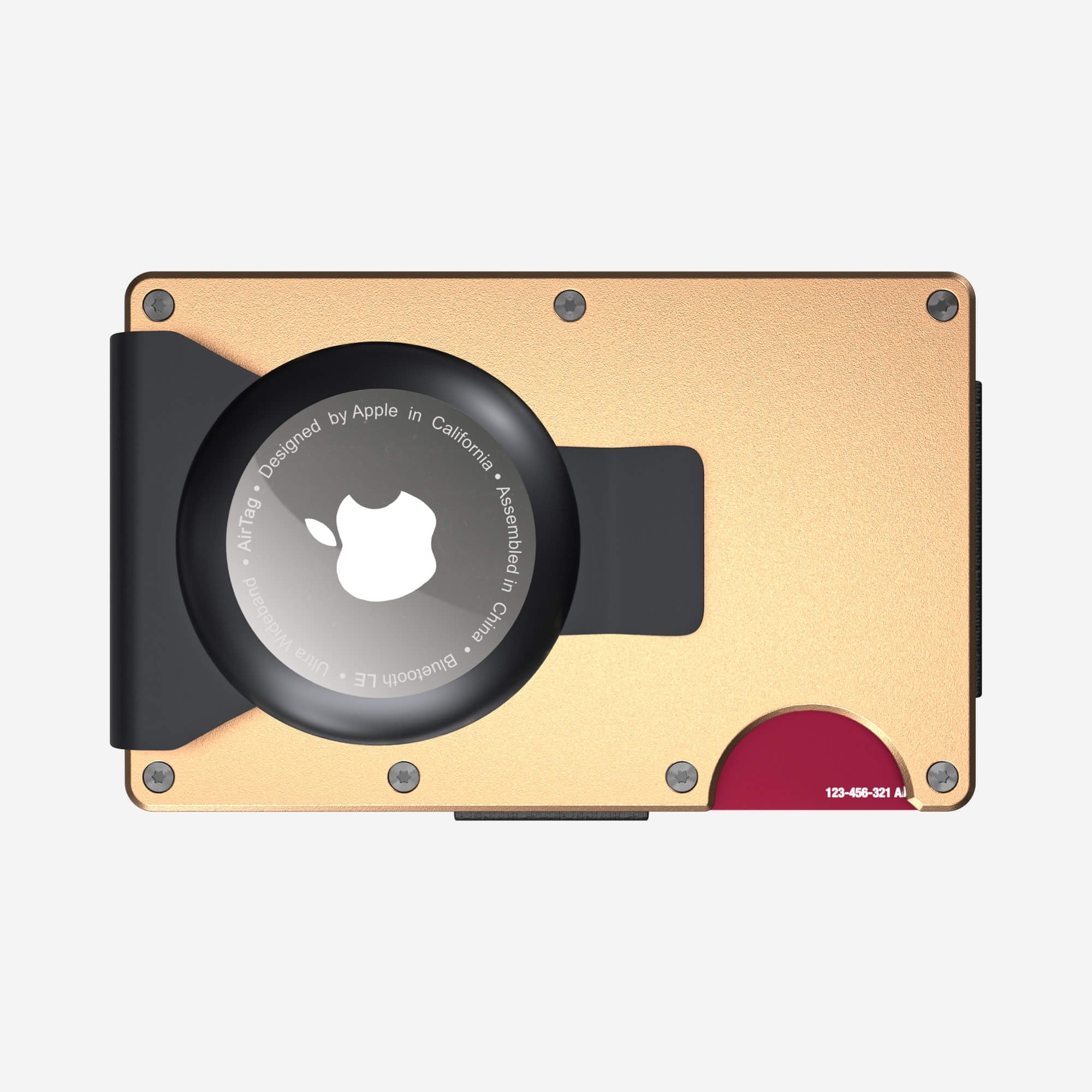 AirTag Money Clip Wallet (Spectre Gold) Everyday Bundle