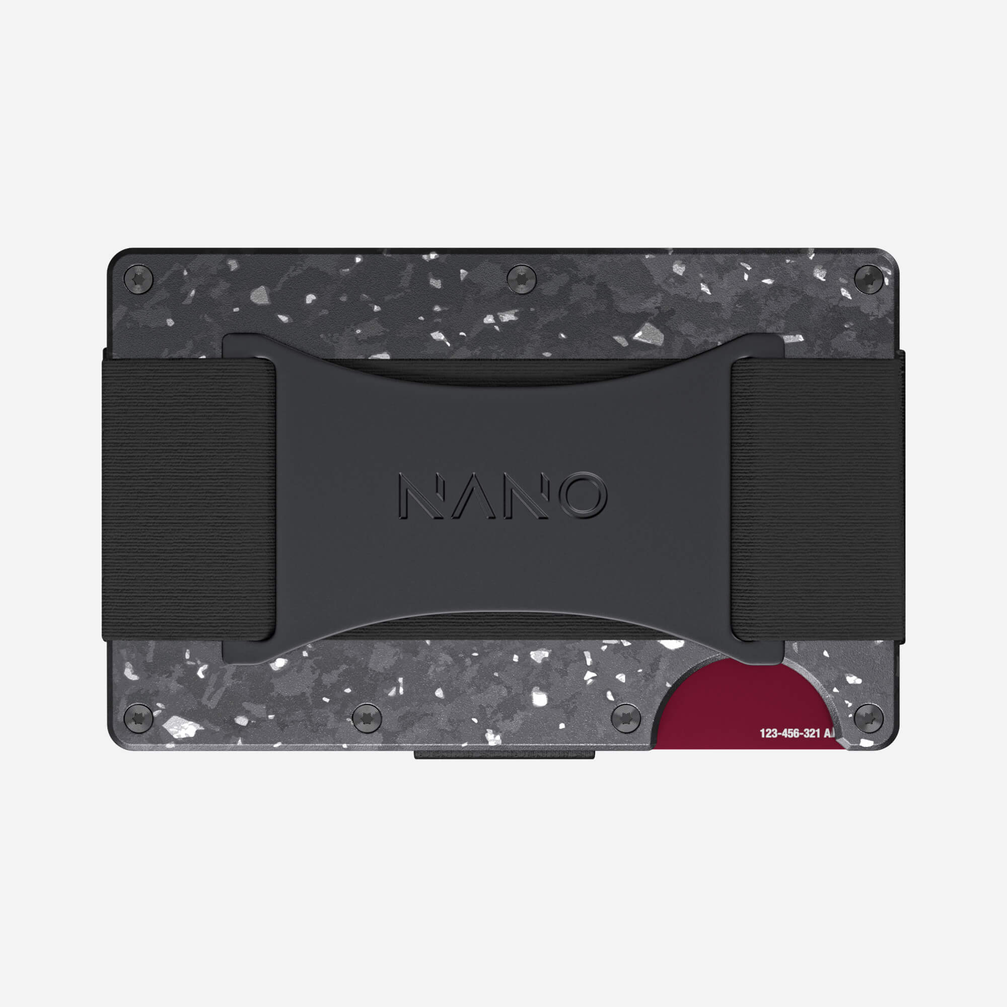 Cash Strap Wallet (Nero/Argento) Ultimate Bundle