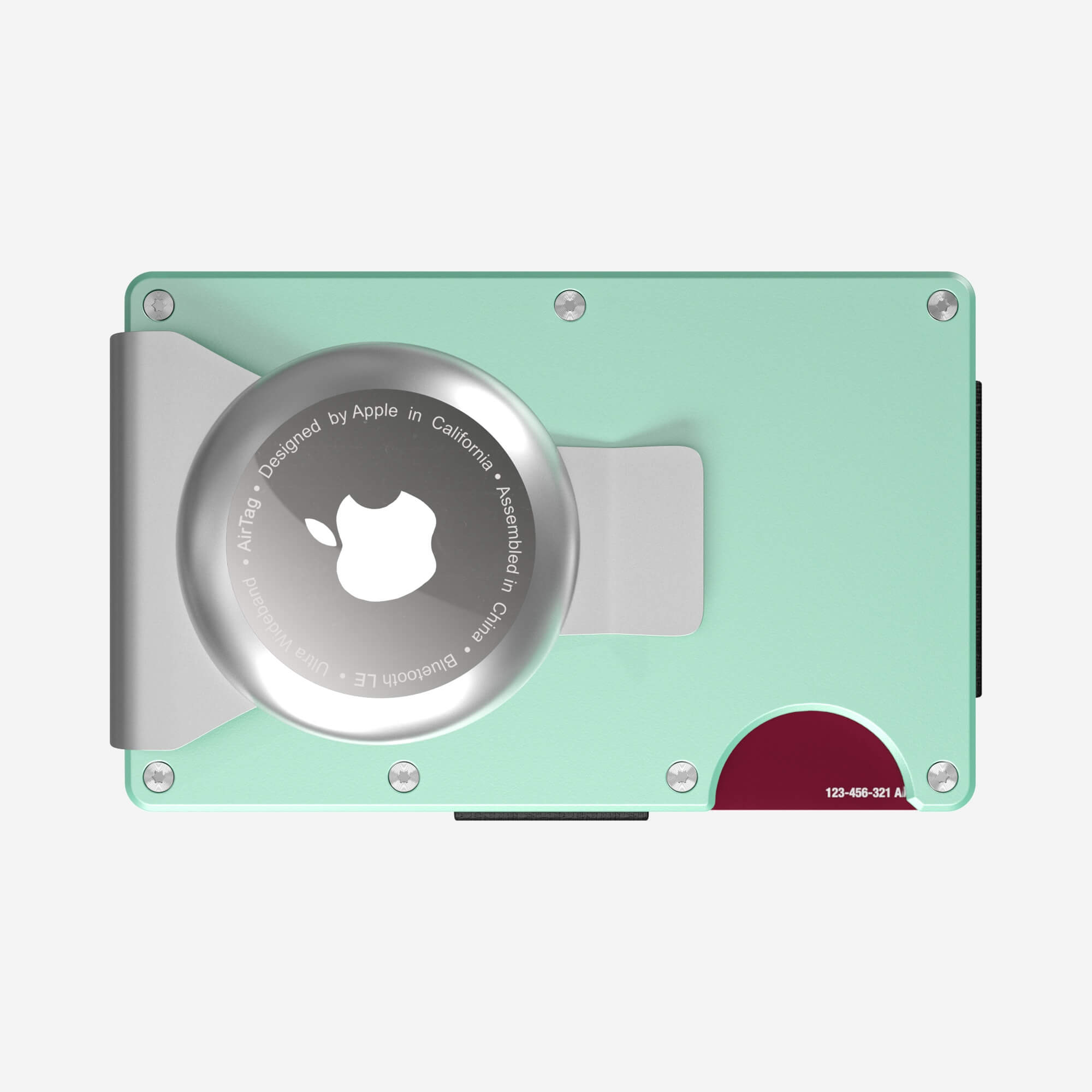 AirTag Money Clip Wallet (Orchard Mint) Essential Bundle