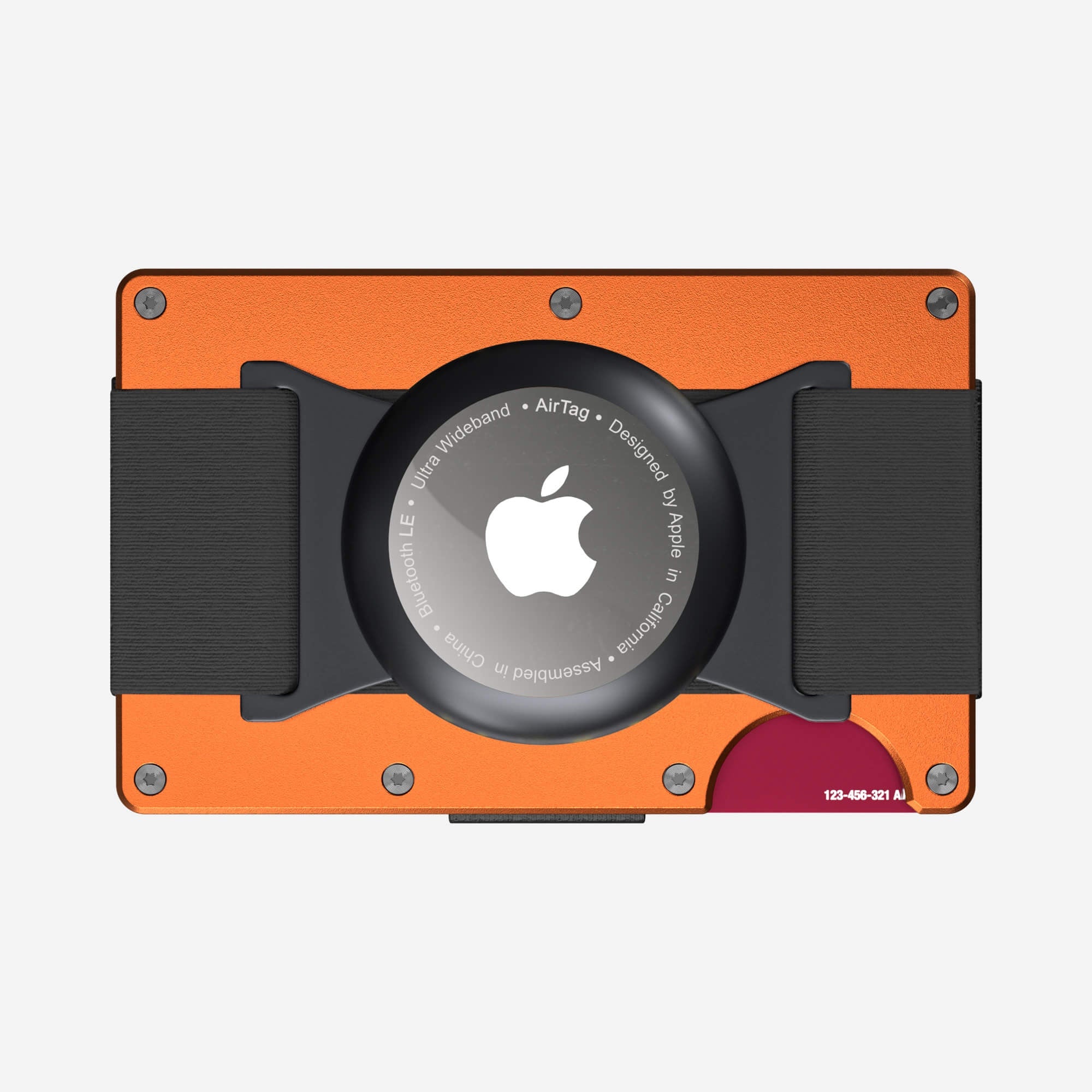 AirTag Cash Strap Wallet (Ventura Orange) Everyday Bundle