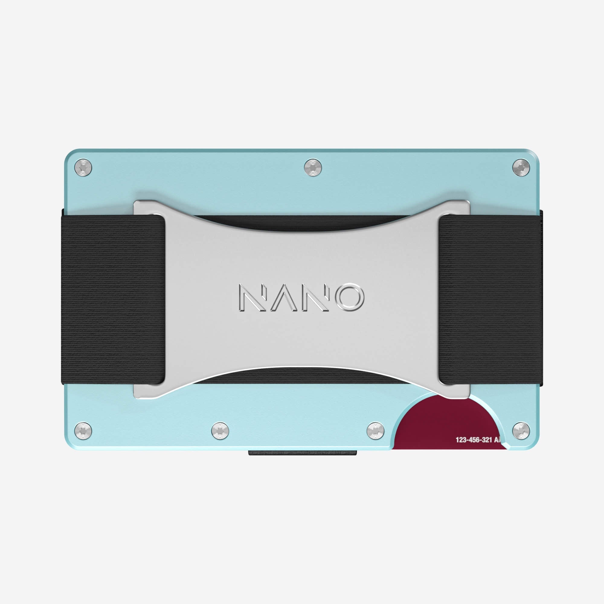 Personalised Cash Strap Wallet (Ocean Mist) Essential Bundle