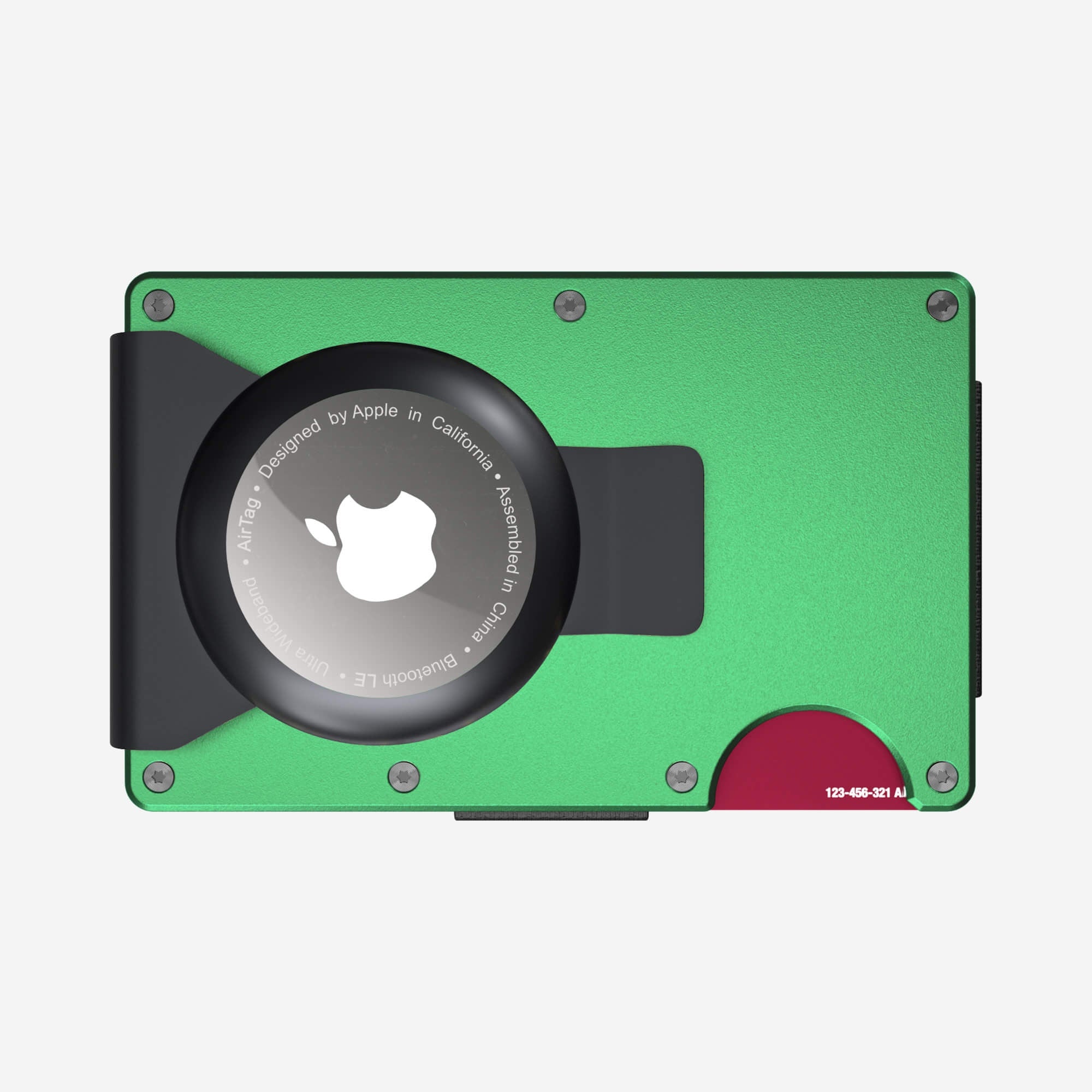 AirTag Money Clip Wallet (Viper Green) Everyday Bundle