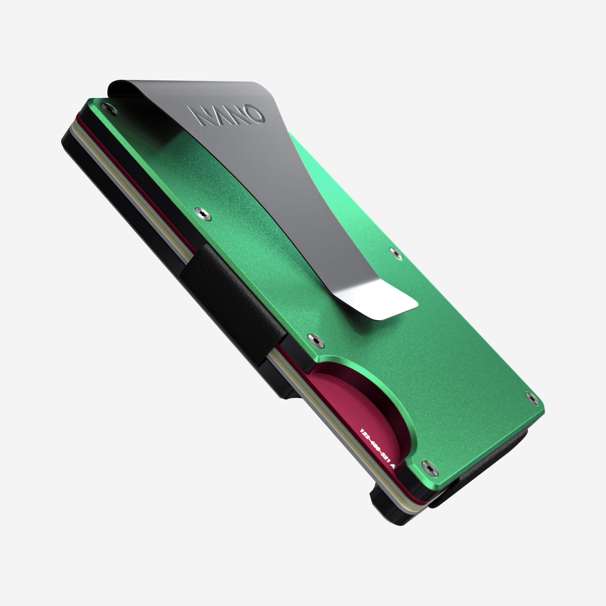 Personalised Money Clip Wallet (Viper Green) Essential Bundle