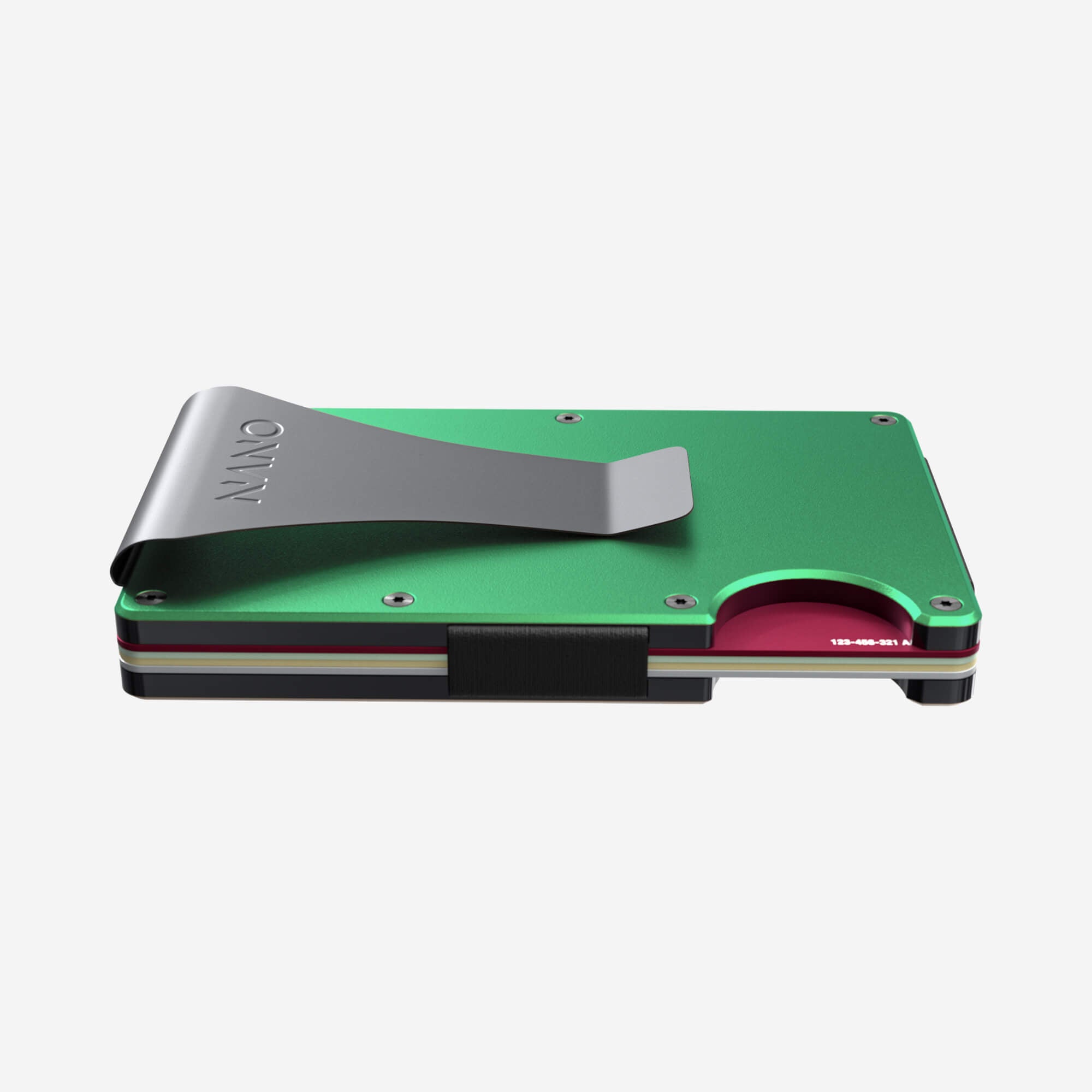Money Clip Wallet (Viper Green) Essential Bundle