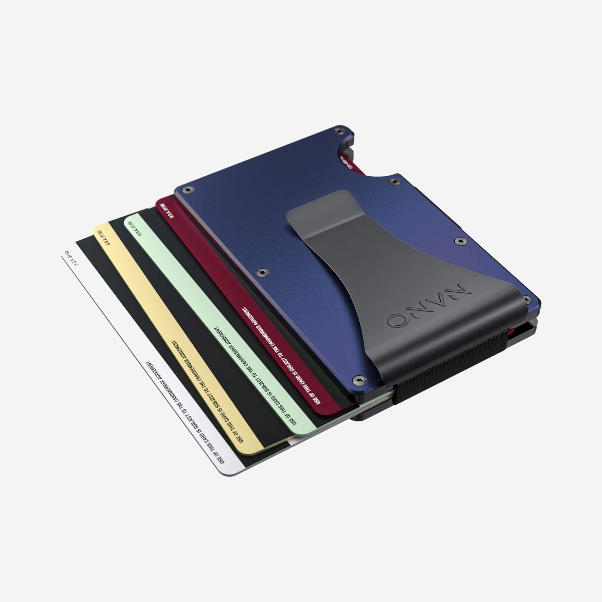Money Clip Wallet (Skyfall Navy) Essential Bundle
