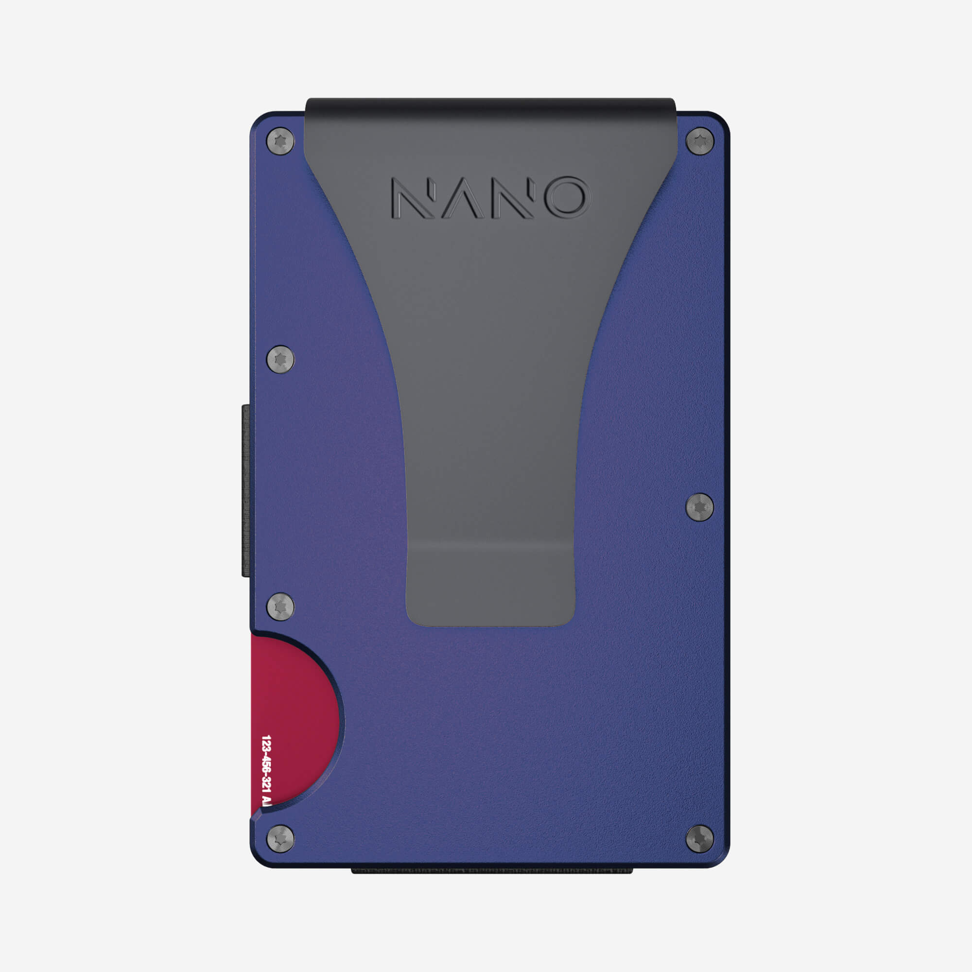 Personalised Money Clip Wallet (Skyfall Navy) Essential Bundle