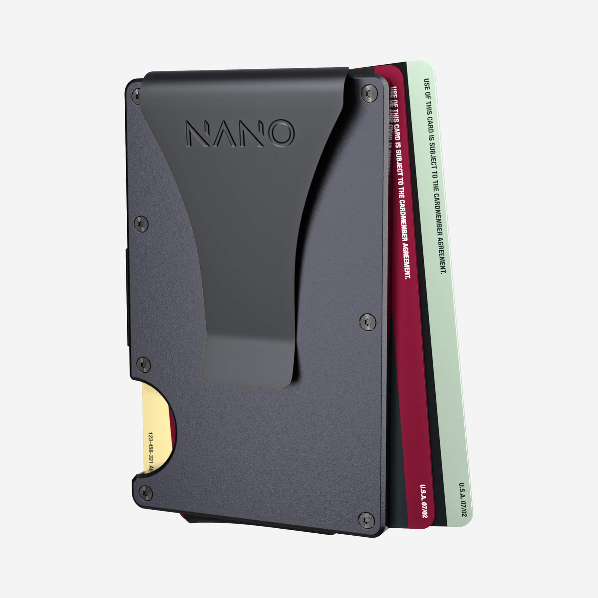 Personalised Money Clip Wallet (Titan Gunmetal) Everyday Bundle