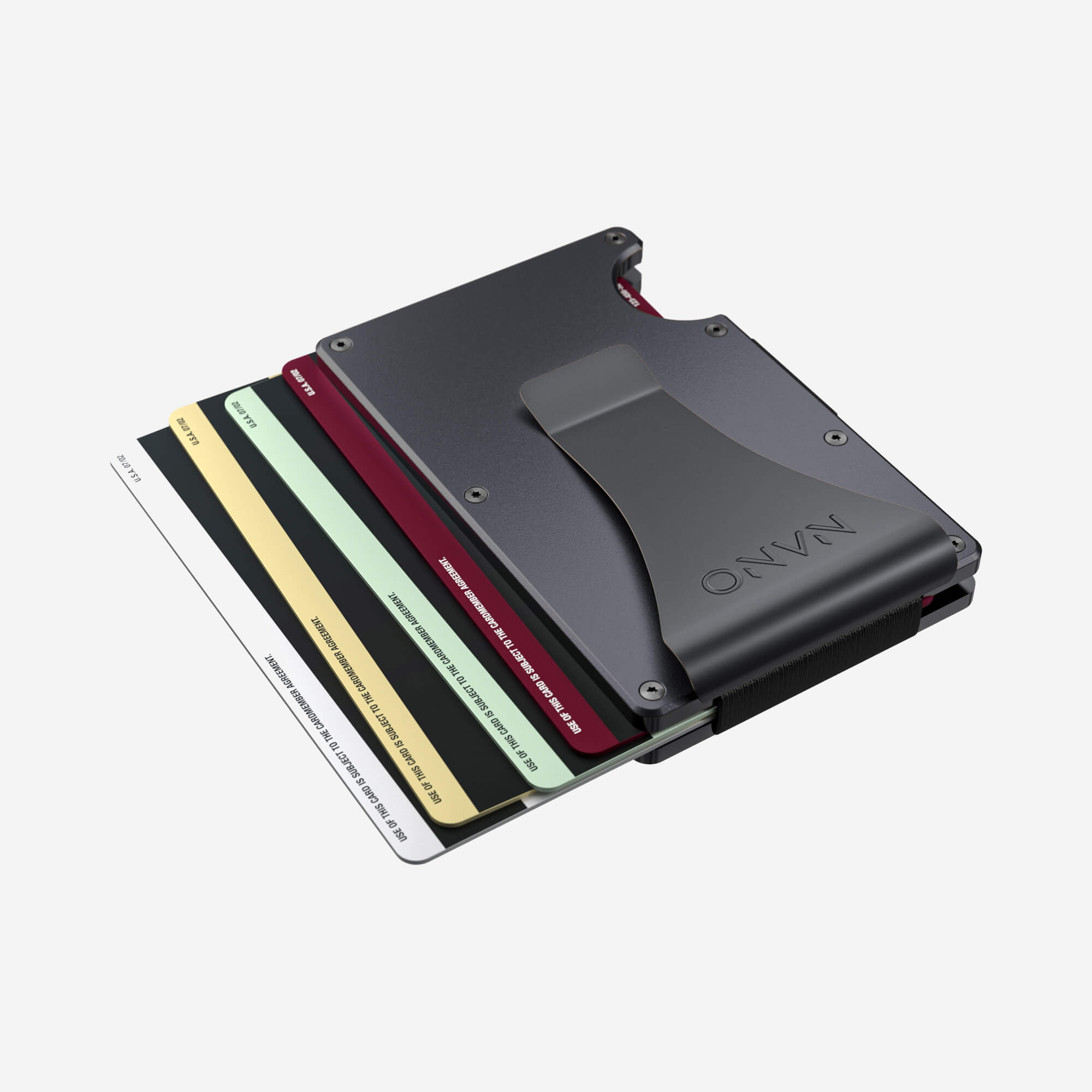 Personalised Money Clip Wallet (Titan Gunmetal) Everyday Bundle