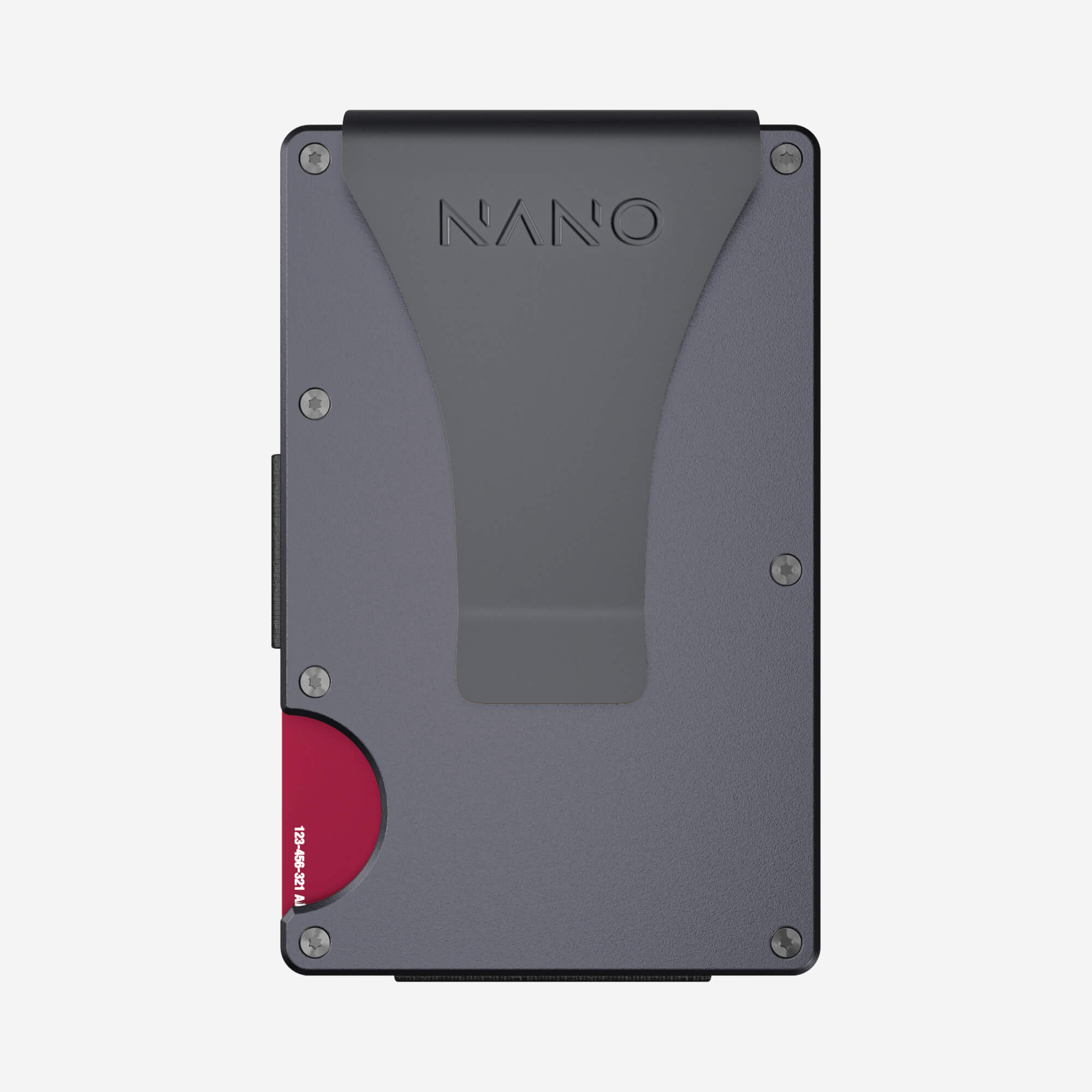 Personalised Money Clip Wallet (Titan Gunmetal) Everyday Bundle