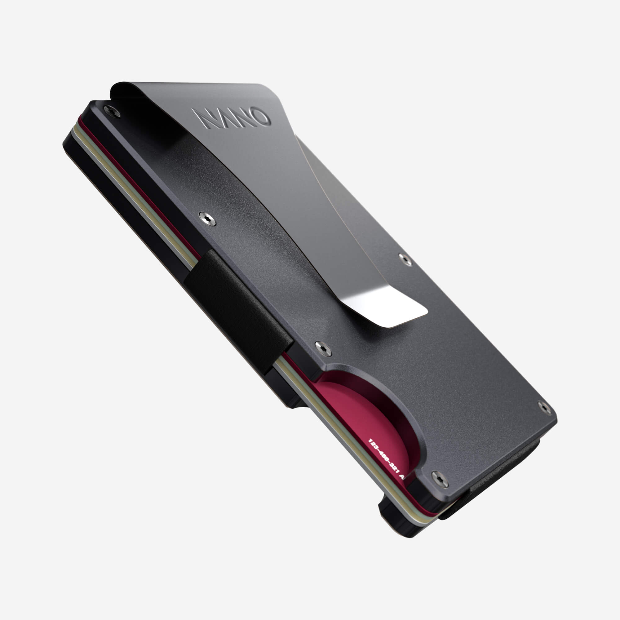 Personalised Money Clip Wallet (Titan Gunmetal) Everyday Bundle
