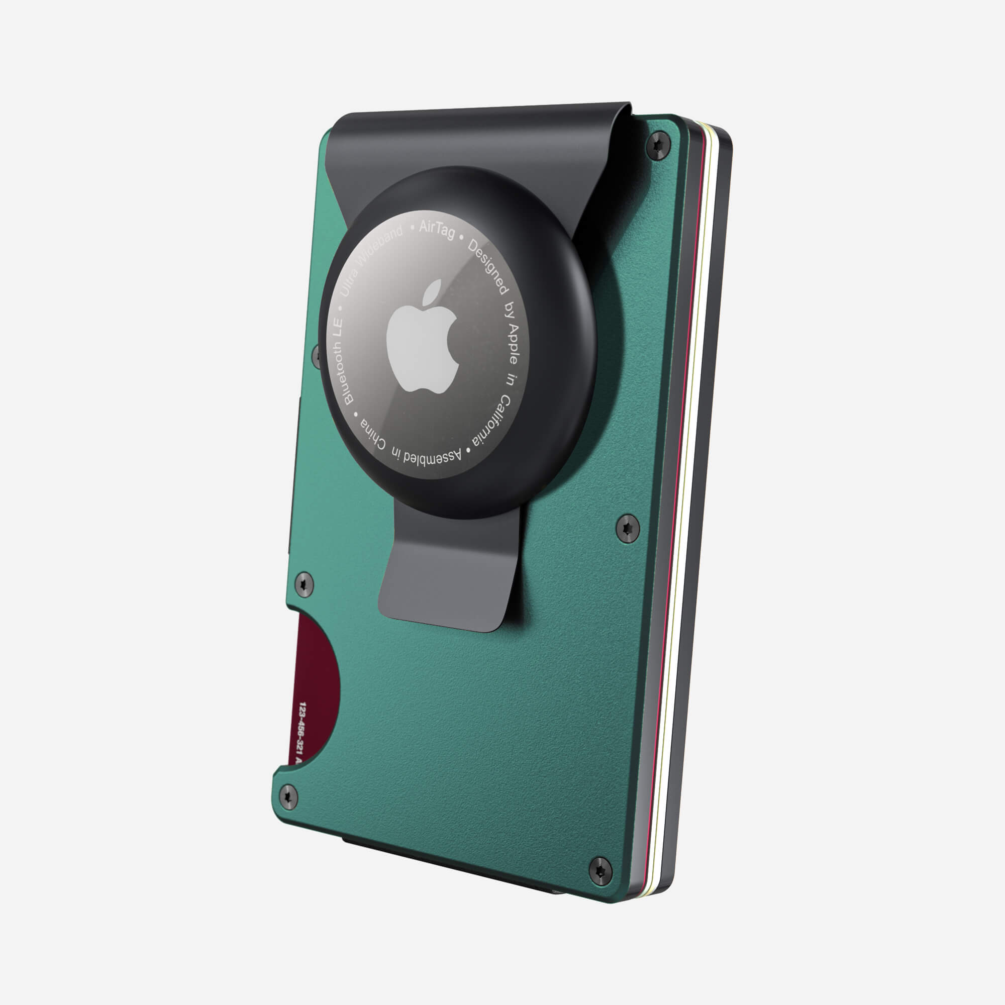 AirTag Money Clip Wallet (Racing Green) Essential Bundle