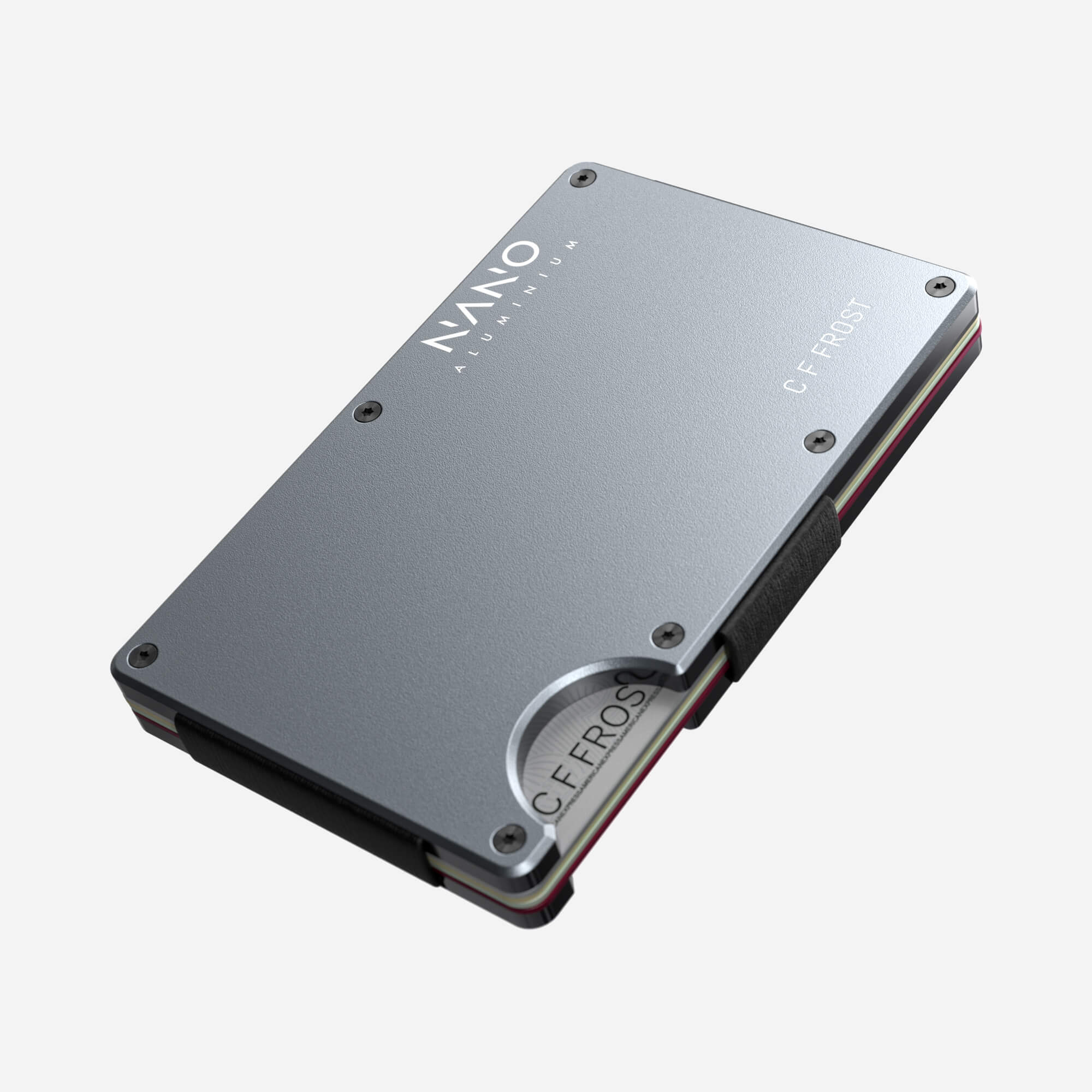 Personalised AirTag Cash Strap Wallet (Spyder Grey) Ultimate Bundle