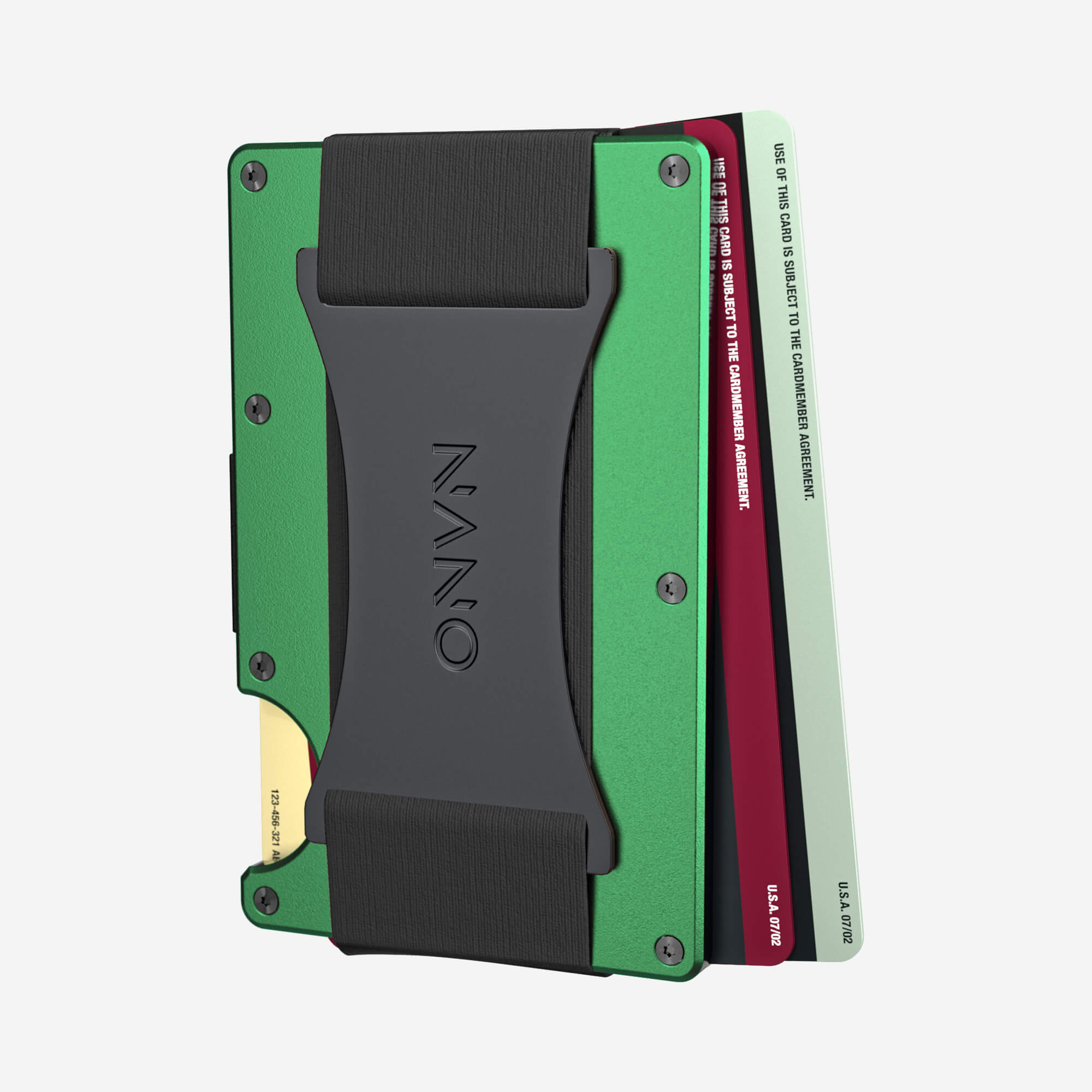 Personalised Cash Strap Wallet (Viper Green) Essential Bundle