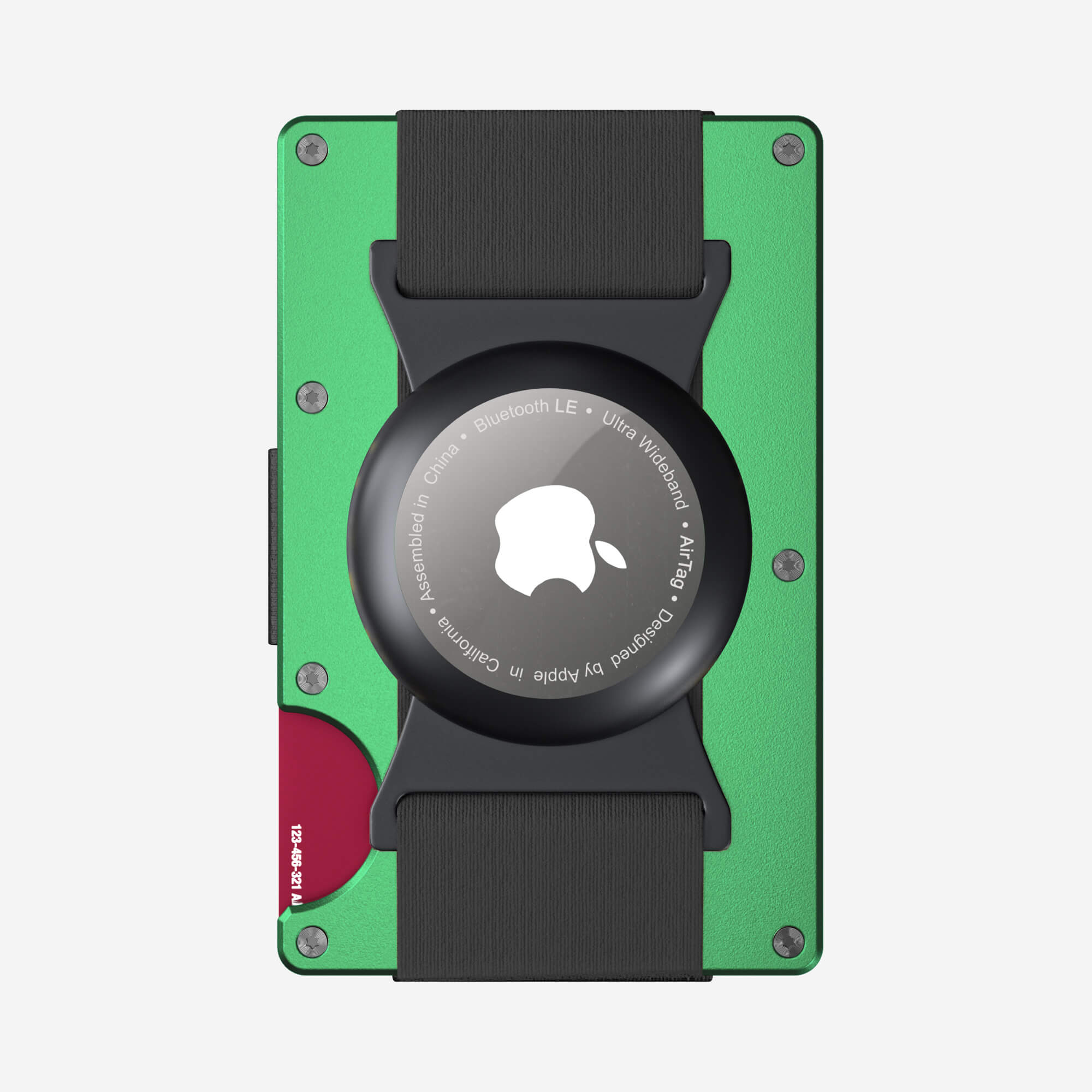AirTag Cash Strap Wallet (Viper Green) Everyday Bundle