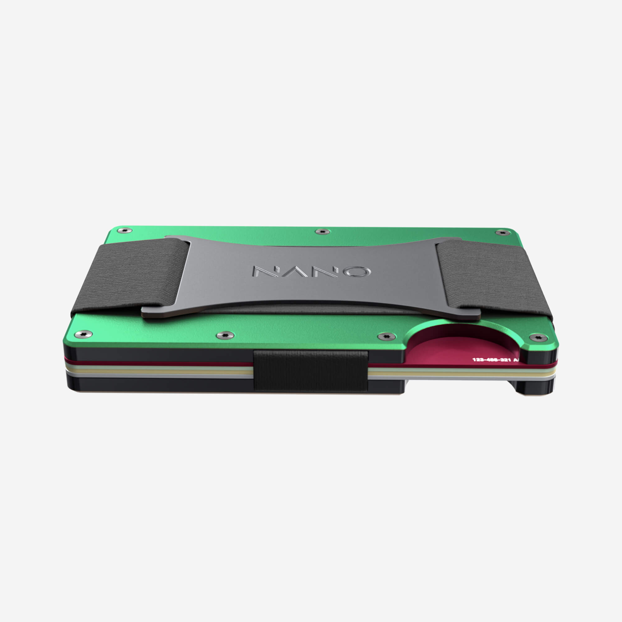 Personalised Cash Strap Wallet (Viper Green) Essential Bundle