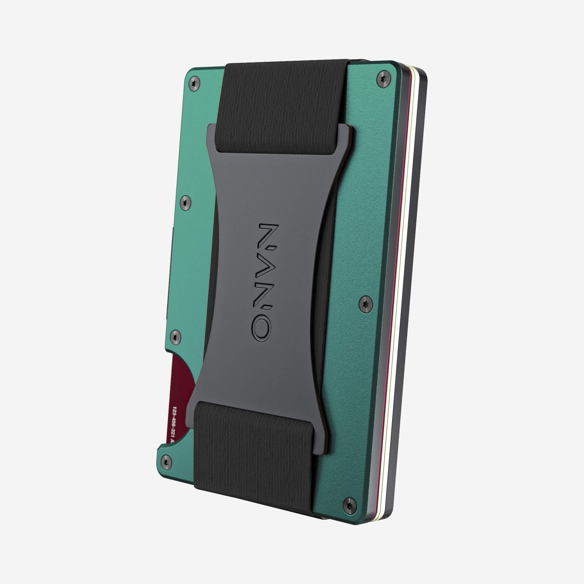 Personalised Cash Strap Wallet (Racing Green) Everyday Bundle